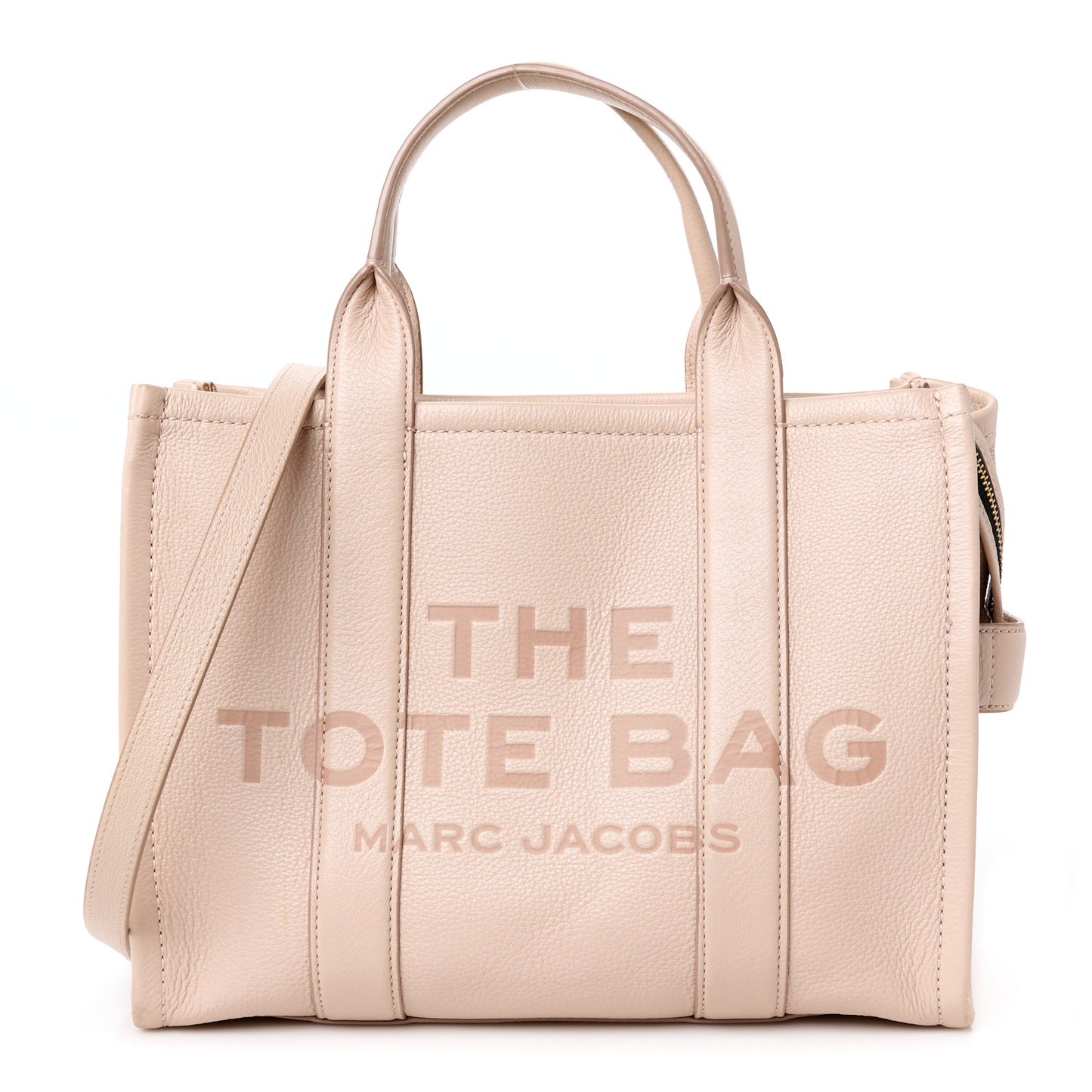 Grained Calfskin Medium The Tote Bag Rose Dust