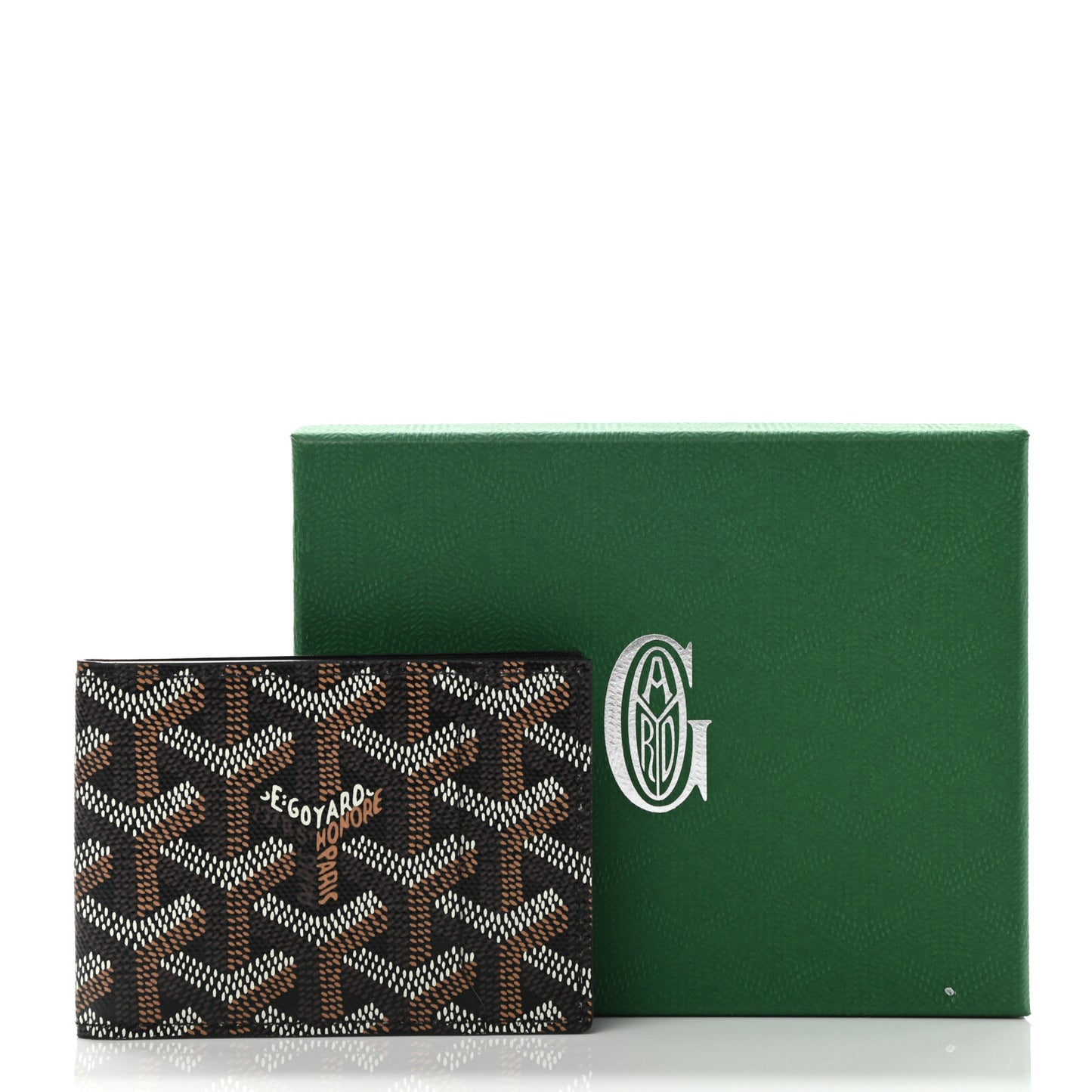 Goyardine Multi Slot Bi-Fold Wallet Black