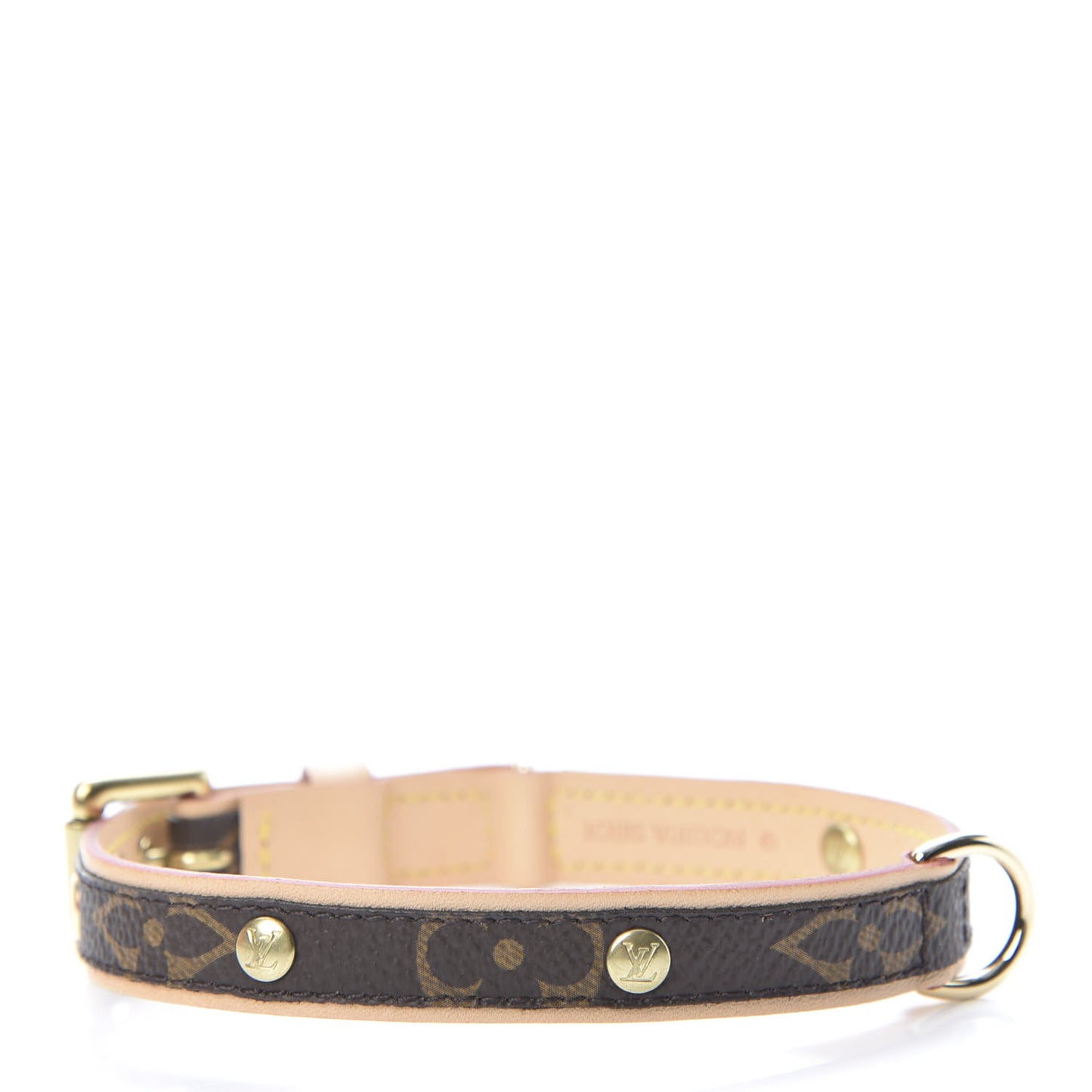 Monogram Baxter Dog Collar PM