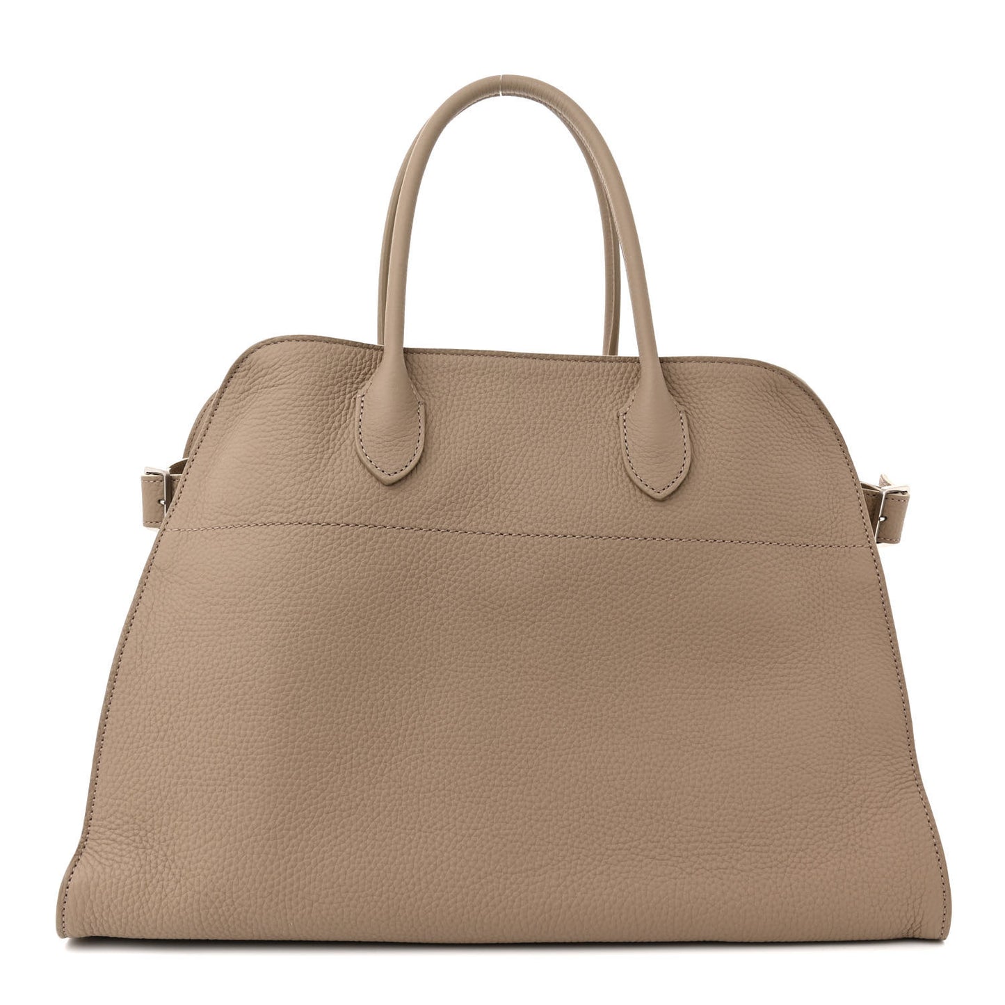 Matte Grained Calfskin Soft Margaux 15 Dark Taupe
