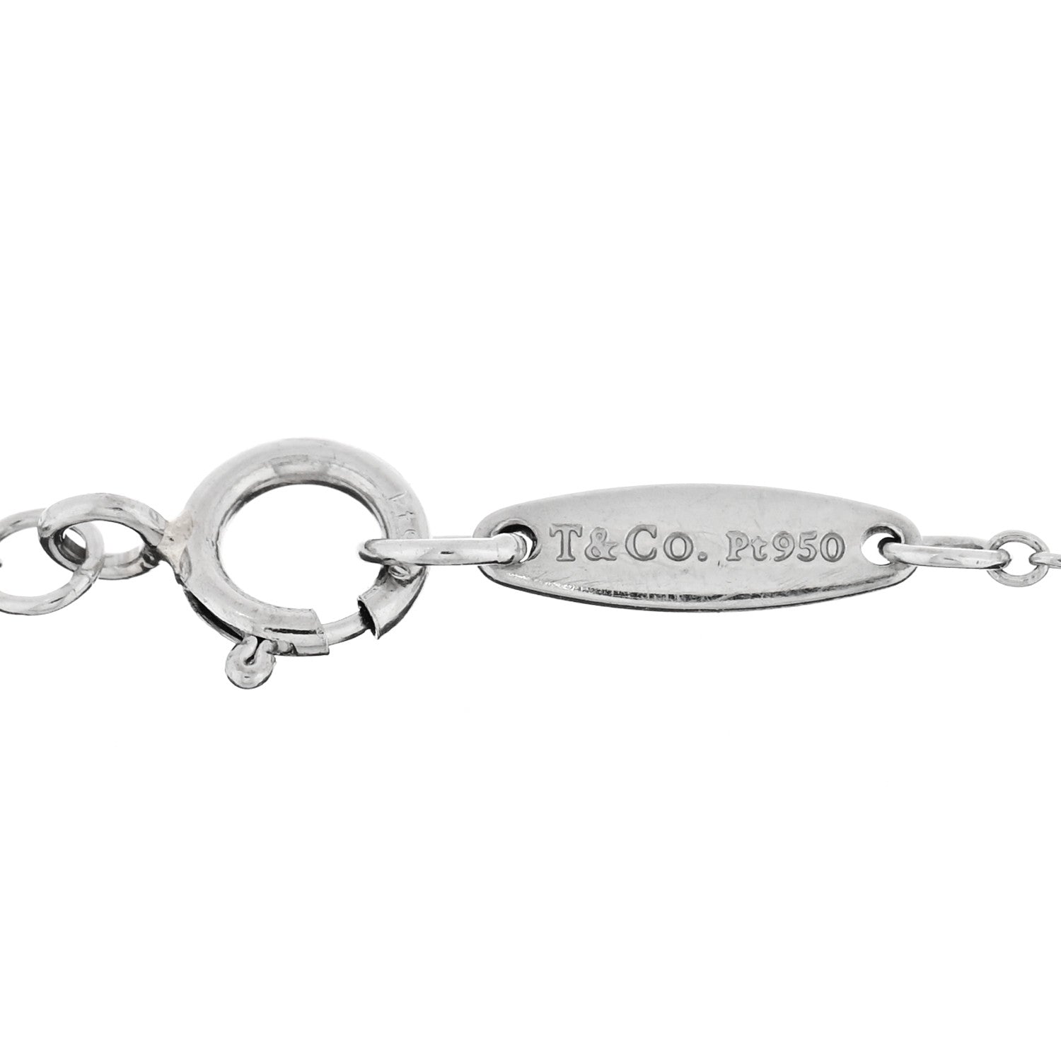 Tiffany Platinum Diamond .12ct Elsa Peretti Diamonds by the Yard Bracelet 3 of 4