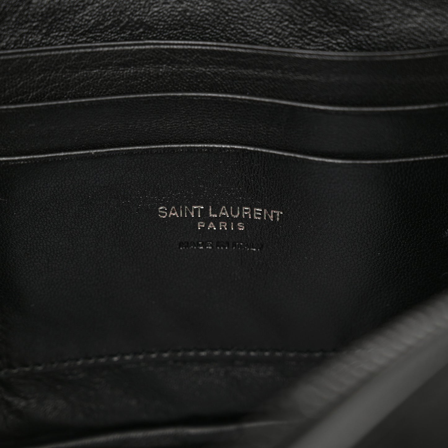 Calfskin Matelasse Monochrome Monogram Mini Lou Camera Bag Black