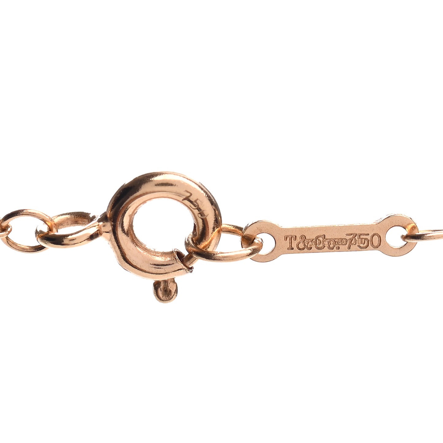 18K Rose Gold Diamond Paloma's Graffiti Kiss Pendant Necklace