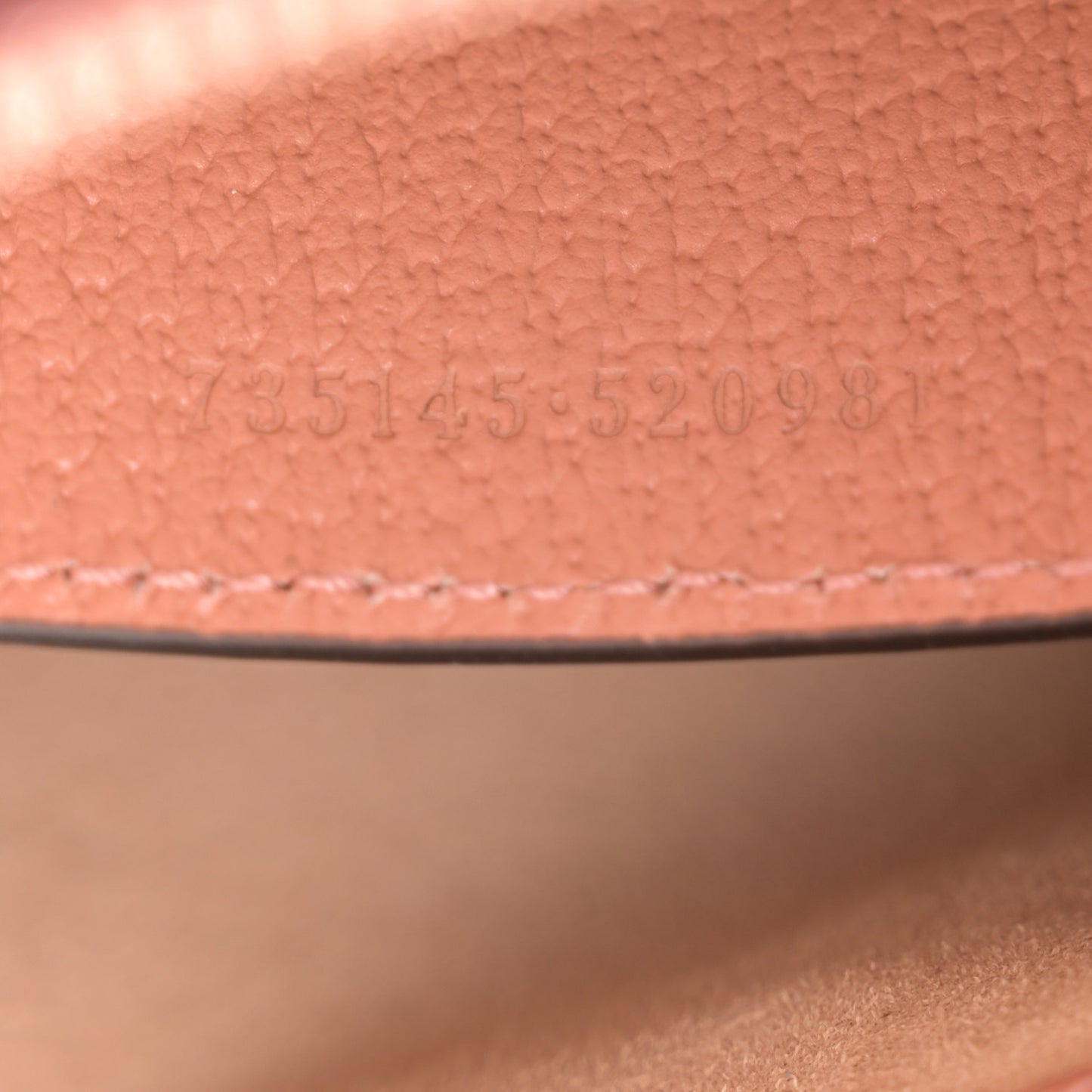 Monogram Textured Dollar Calfskin Small Ophidia Hobo Cloche Rose Pink