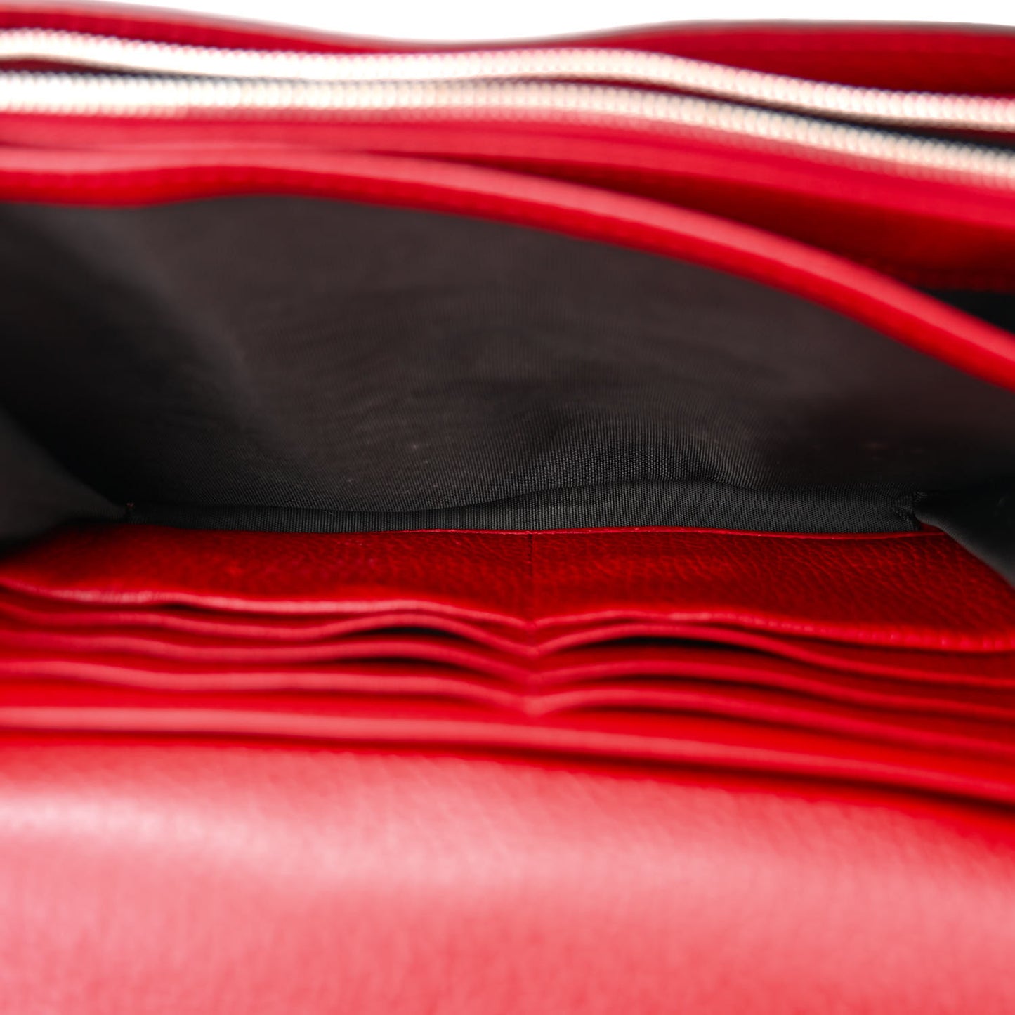 Calfskin Mini Dionysus Chain Wallet Hibiscus Red