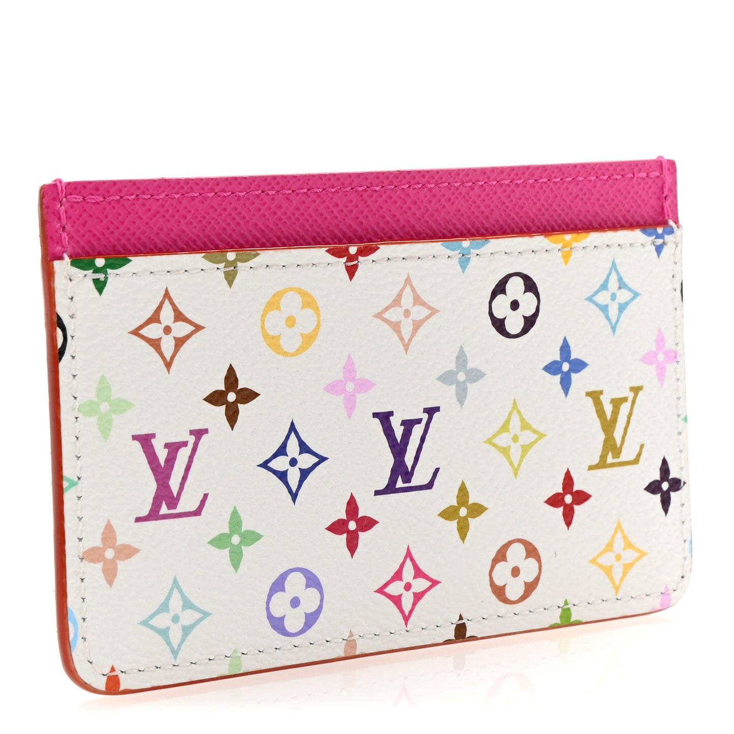 LV X TM Monogram Multicolor Card Holder Kawaii Pink
