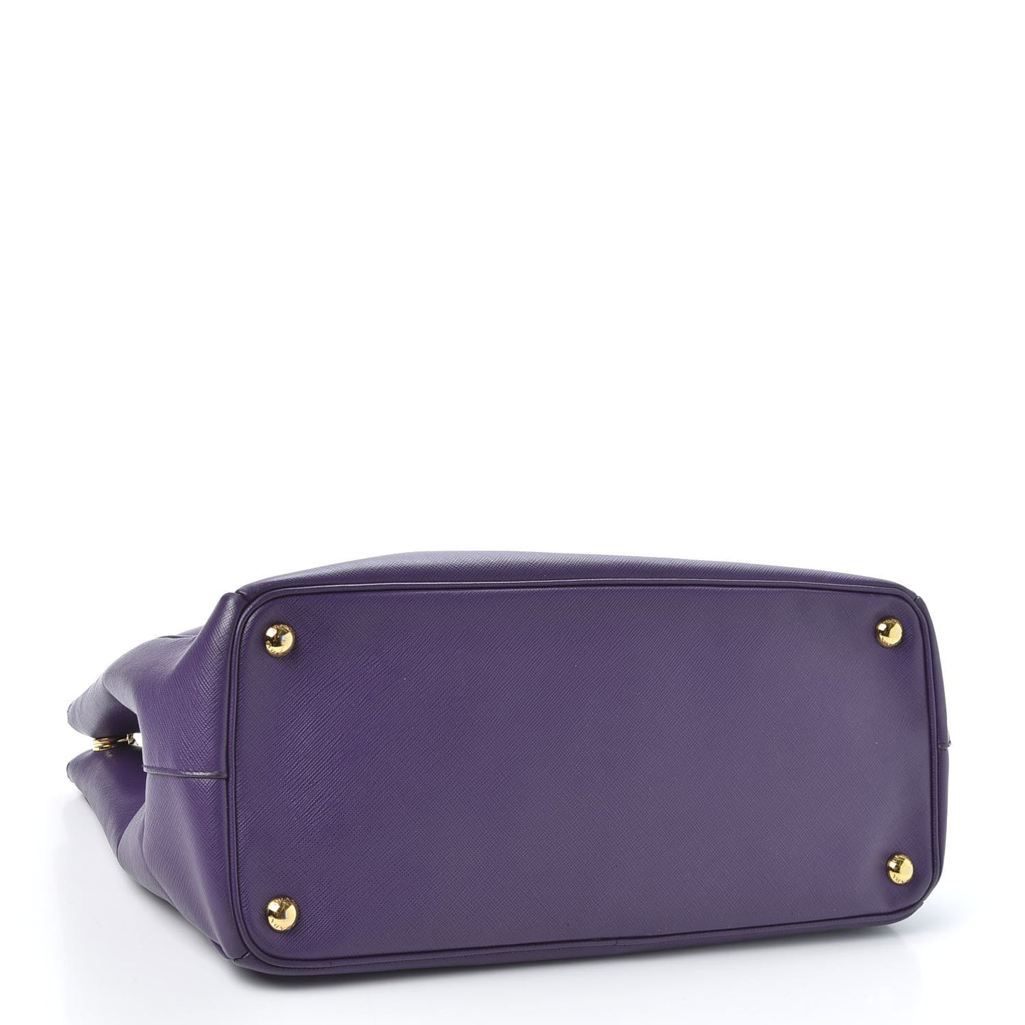 Saffiano Medium Galleria Double Zip Tote Viola
