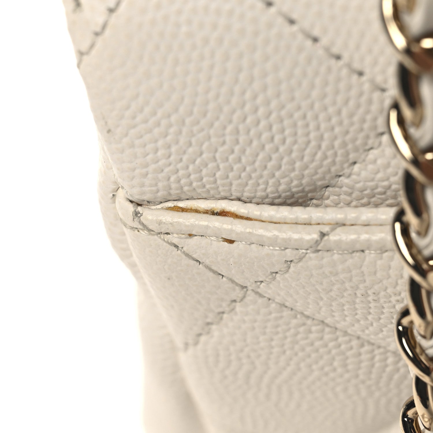 Chanel Caviar Quilted Small Business Affinity Flap White 13 of 14