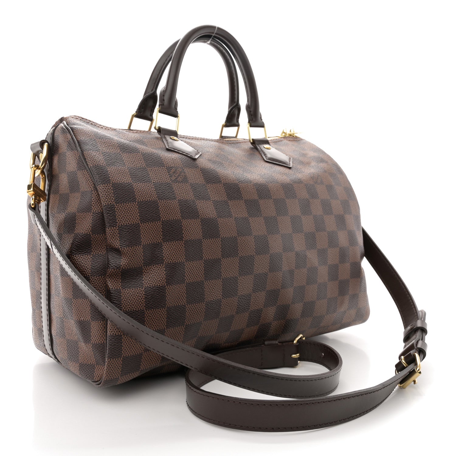 Louis Vuitton Damier Ebene Speedy Bandouliere 30 3 of 12