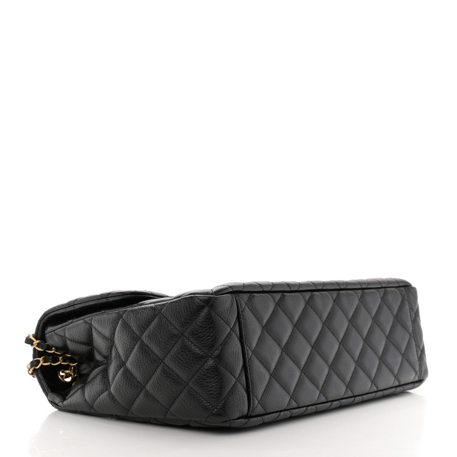 Chanel Grained Calfskin Quilted XXL Travel Flap Bag Black 4 of 10
