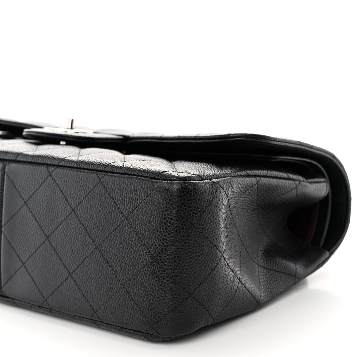 Chanel Caviar Quilted Jumbo Double Flap Black 10 of 11