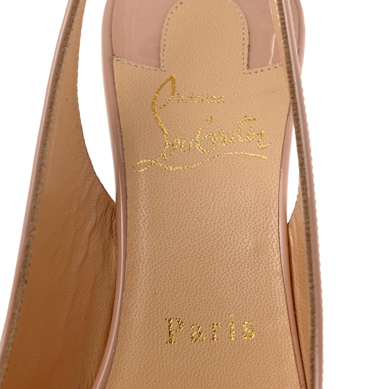 Christian Louboutin Patent Clare Sling 80 Pumps 36.5 Antoinette 7 of 8