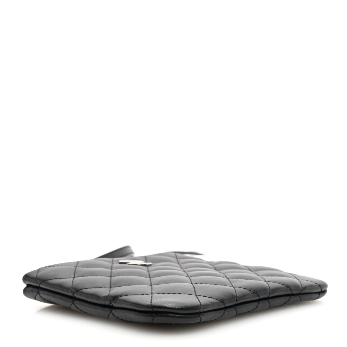 Lambskin Quilted Crossbody Bag Black