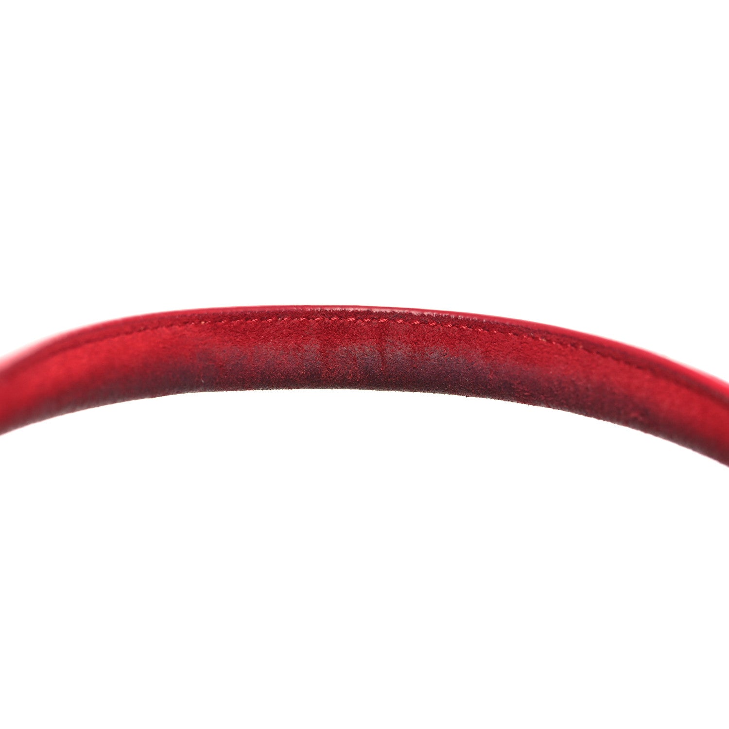 The Row Nylon Suede Margaux 17 Inside-Out Taupe Red 10 of 11