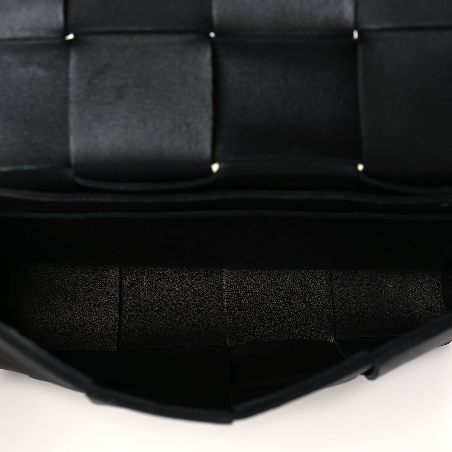 Nappa Maxi Intreccio The Belt Cassette Bag Black