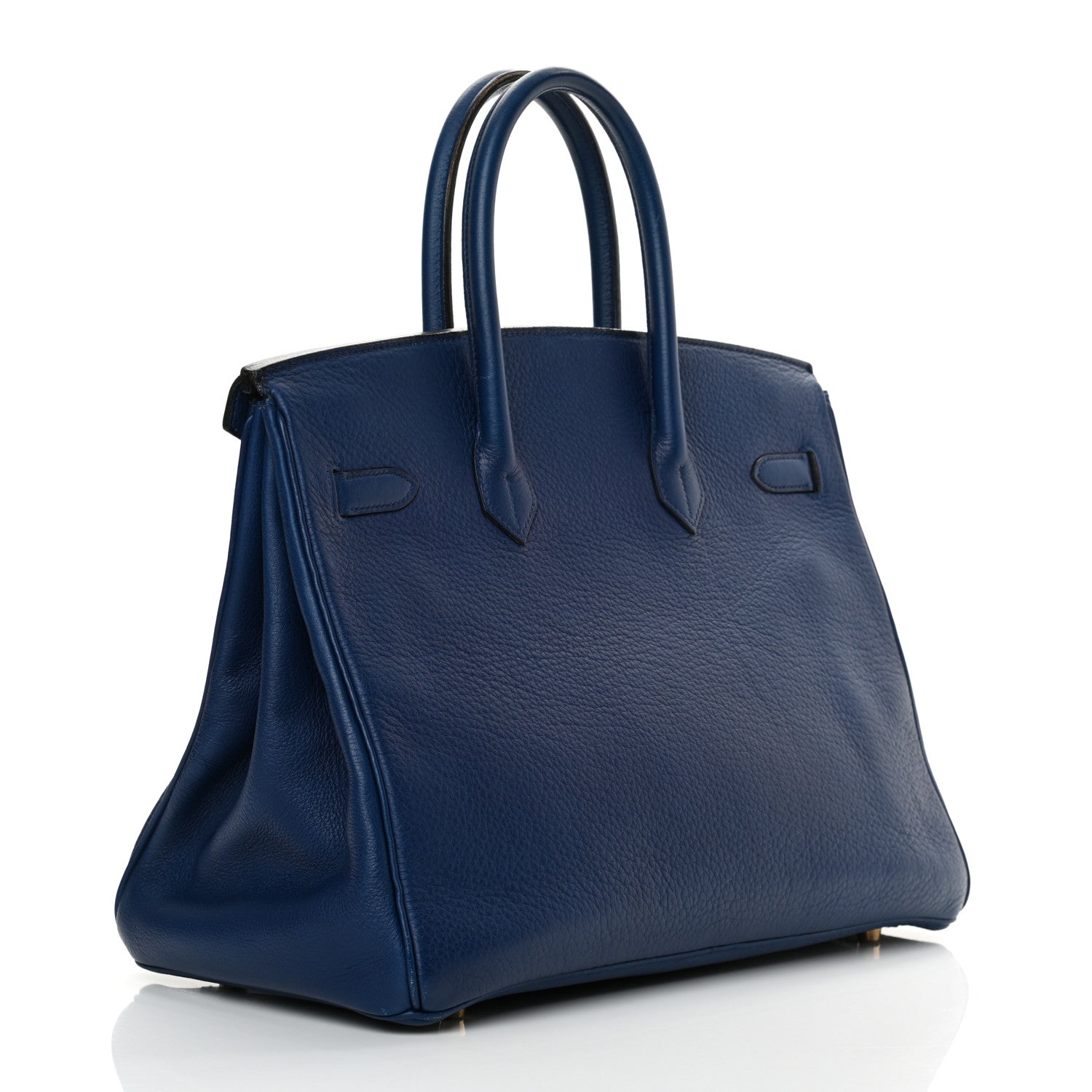 Hermes Taurillon Clemence Birkin 35 Bleu Brighton 3 of 21
