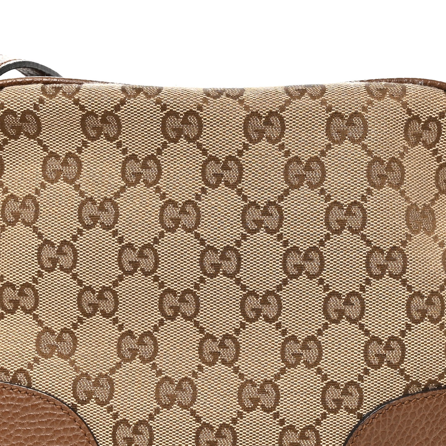 Monogram Mini Bree Messenger Bag Beige Tabacco