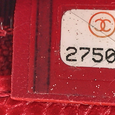 Caviar Timeless CC Cosmetic Pouch Bag Red