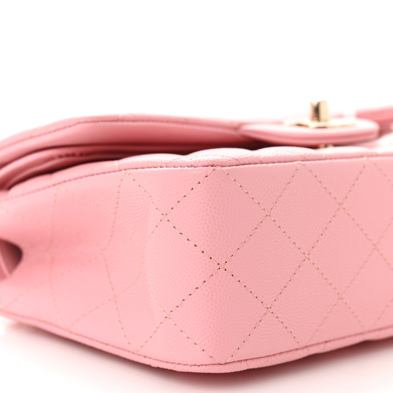 Chanel Caviar Quilted Small Double Flap Pink 9 of 11