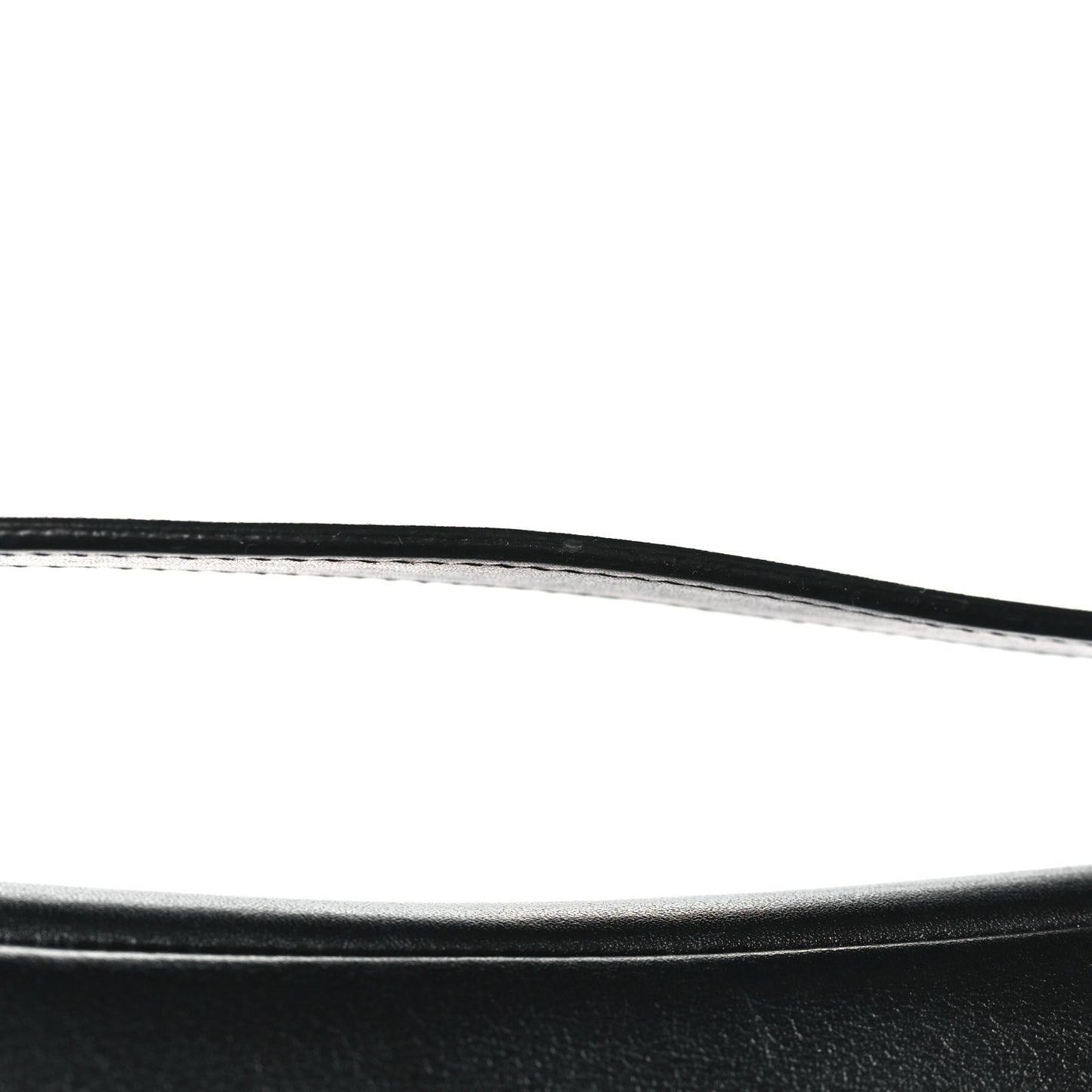 Ultra Matte Calfskin Saddle Bag Black