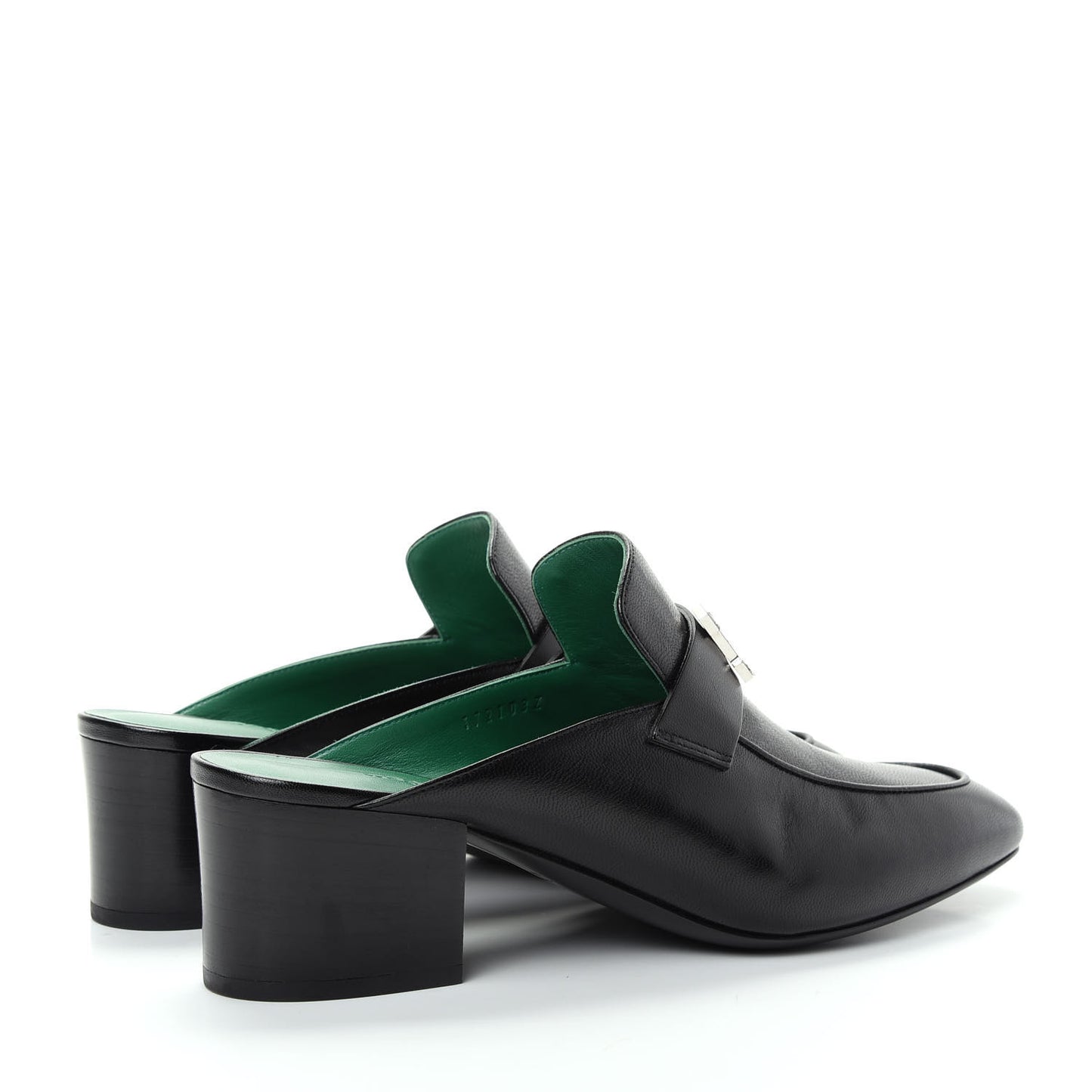 Goatskin Paradis Mules 39 Black