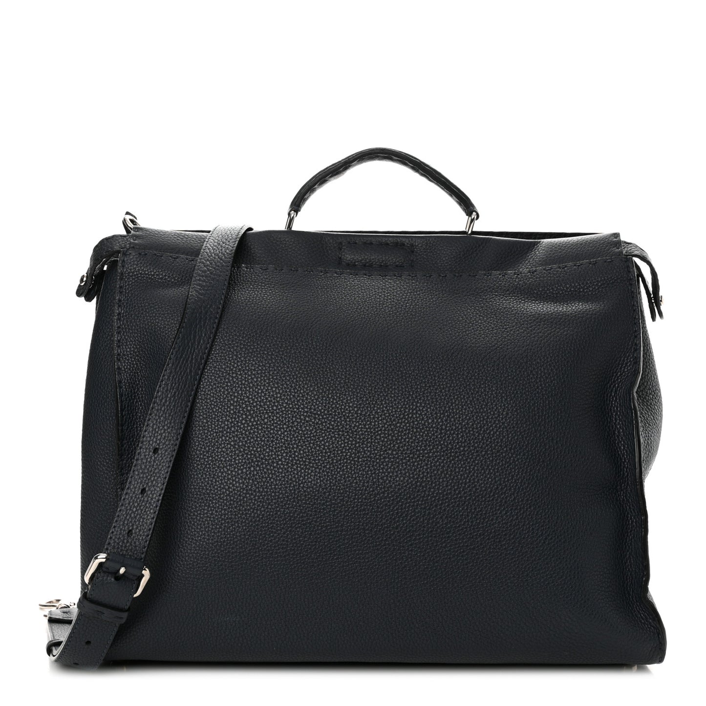 Cuoio Romano Selleria Monster Eyes Large Mens Peekaboo Iconic Essential Satchel Blue