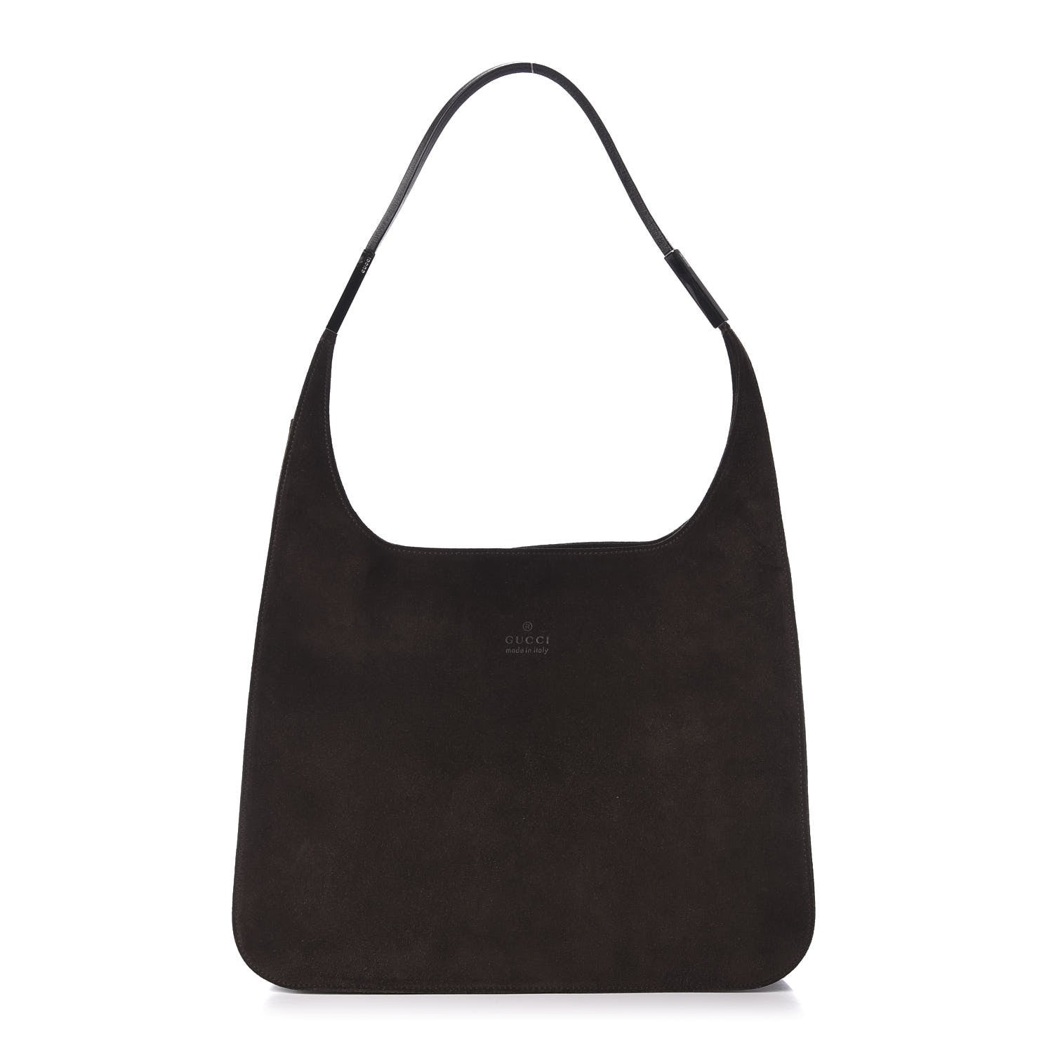 Gucci Suede Shoulder Bag Brown 1 of 10