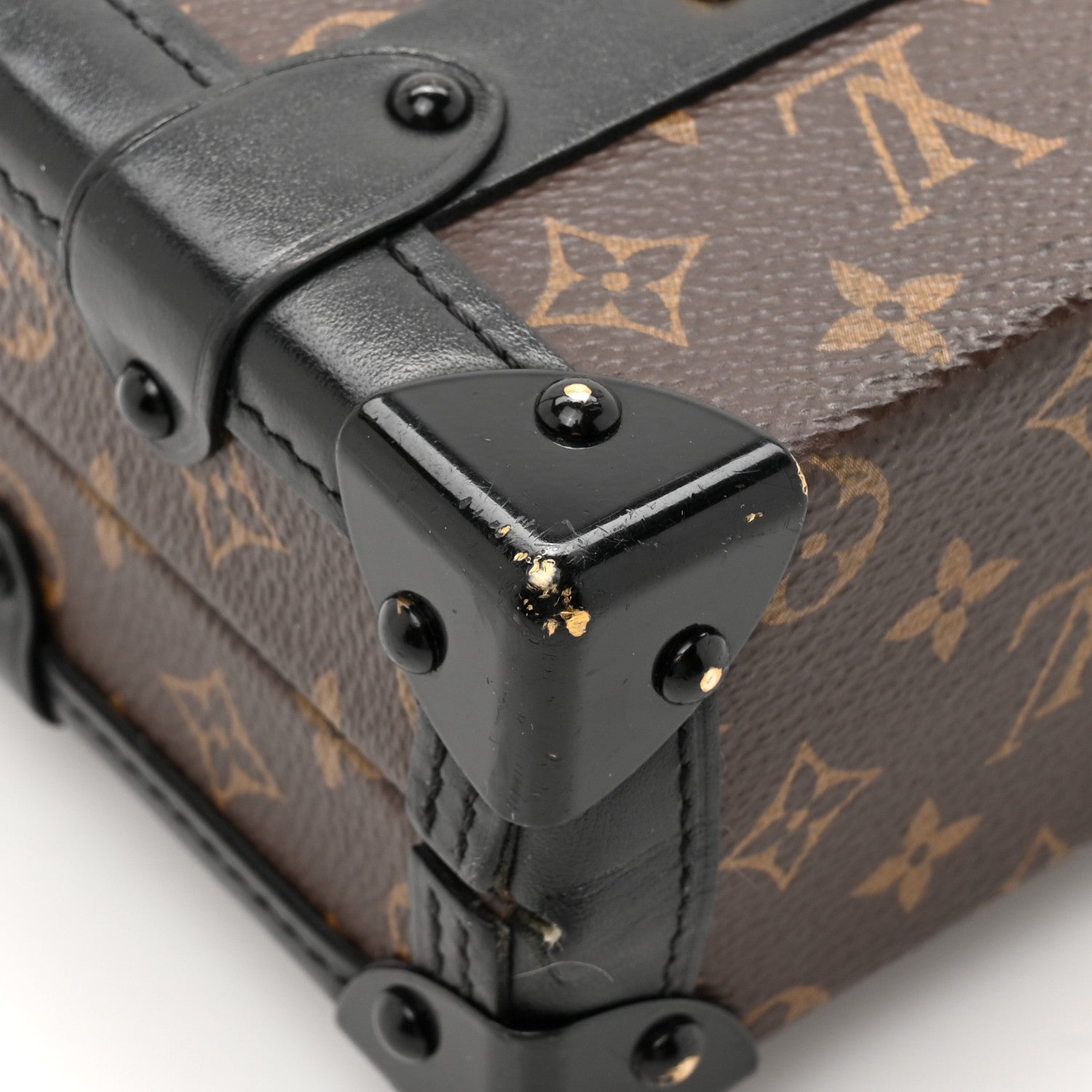 Louis Vuitton Monogram Petite Malle Black 10 of 14