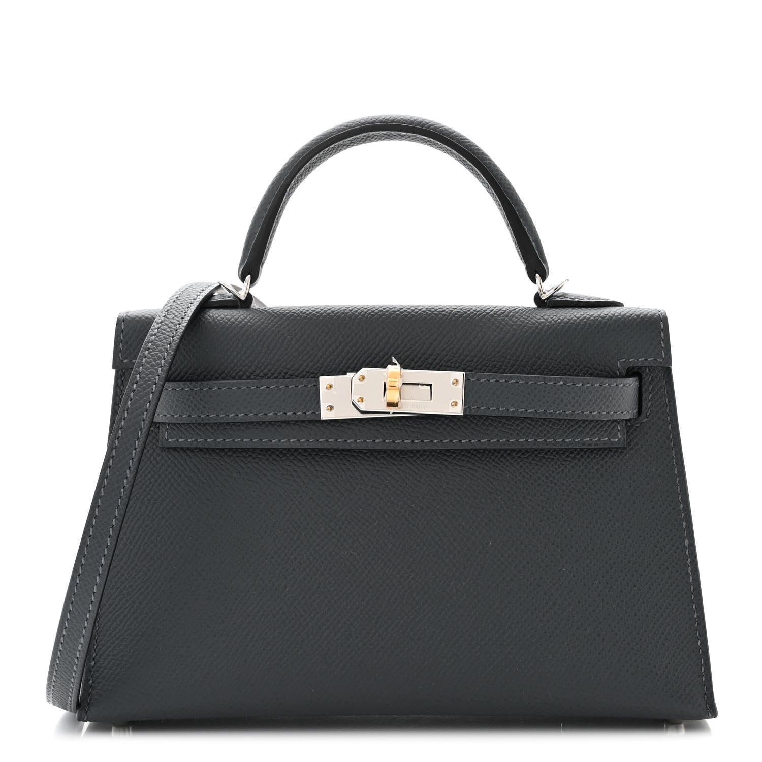 Hermes Epsom Mini Kelly Sellier 20 Gris Misty 1 of 11