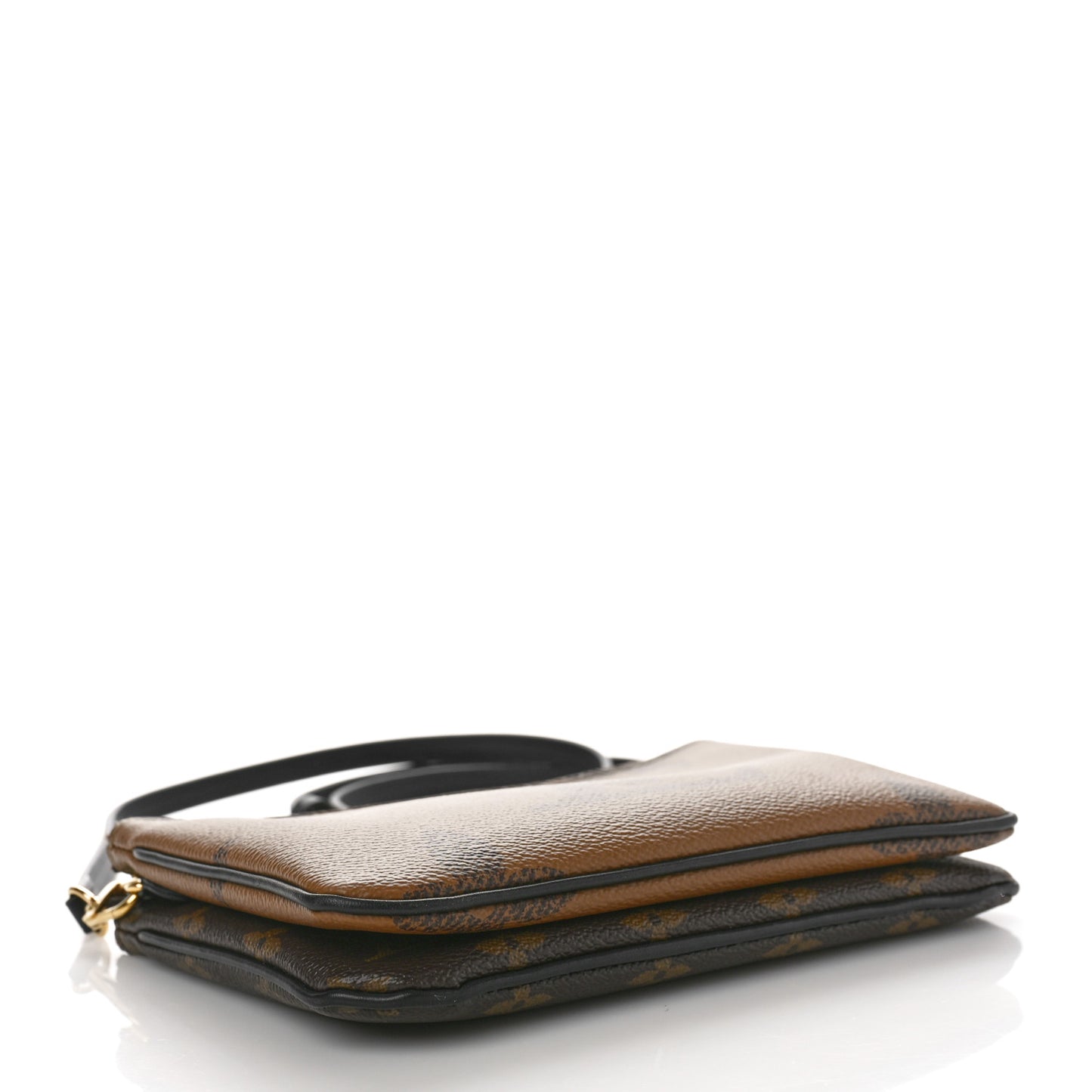 Reverse Monogram Giant Double Zip Pochette