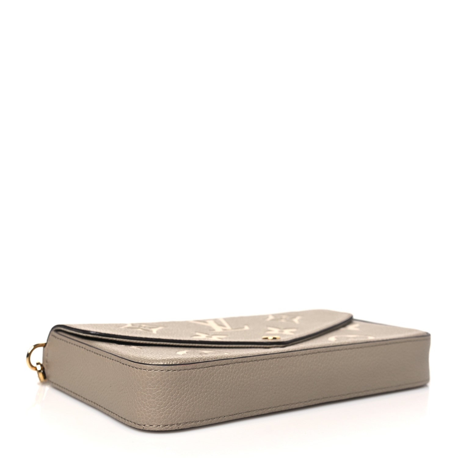 Louis Vuitton Empreinte Monogram Giant Felicie Pochette Tourterelle Creme 5 of 10