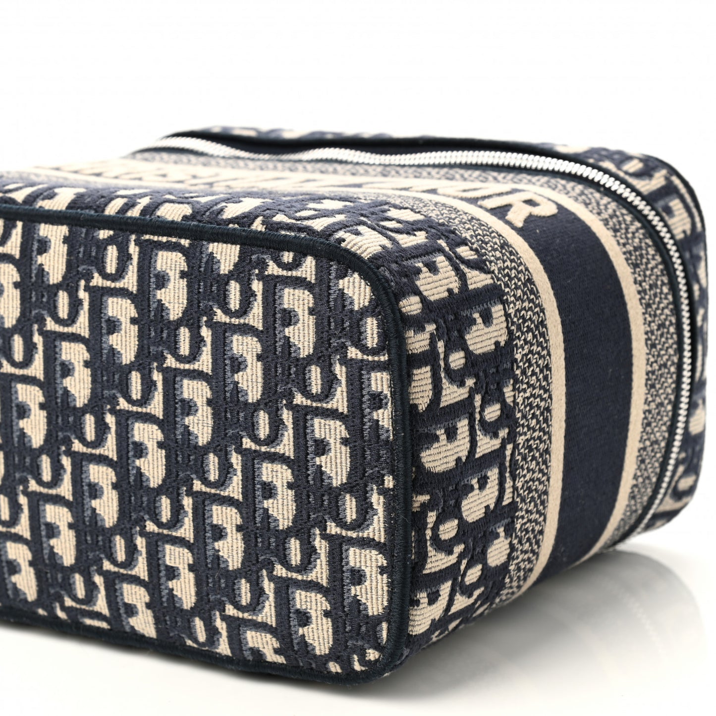 Oblique Diortravel Vanity Case Blue