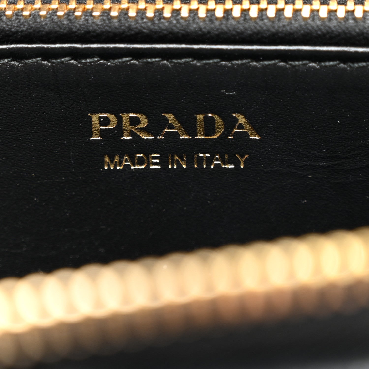 Prada Vitello Move Zip Around Wallet Black 7 of 10