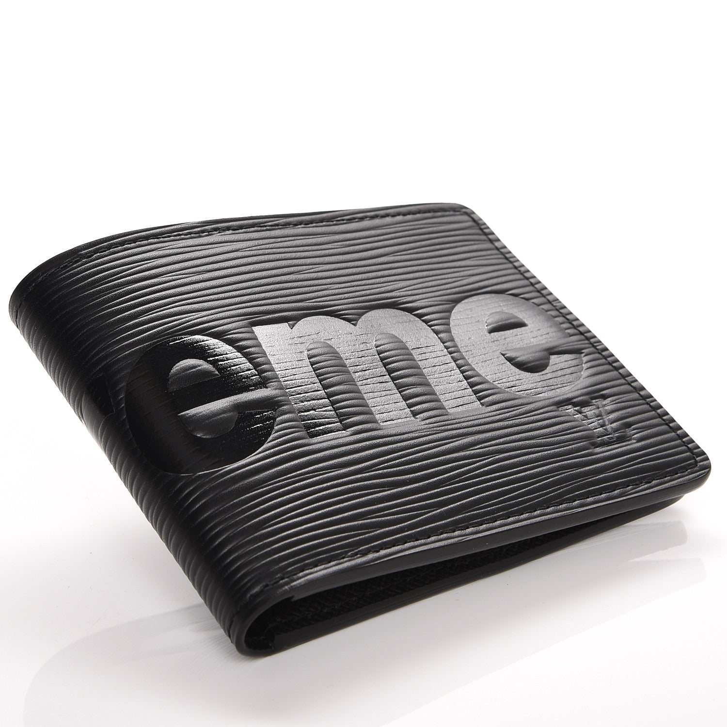 Louis Vuitton X SUPREME Epi Slender Wallet Black 4 of 8