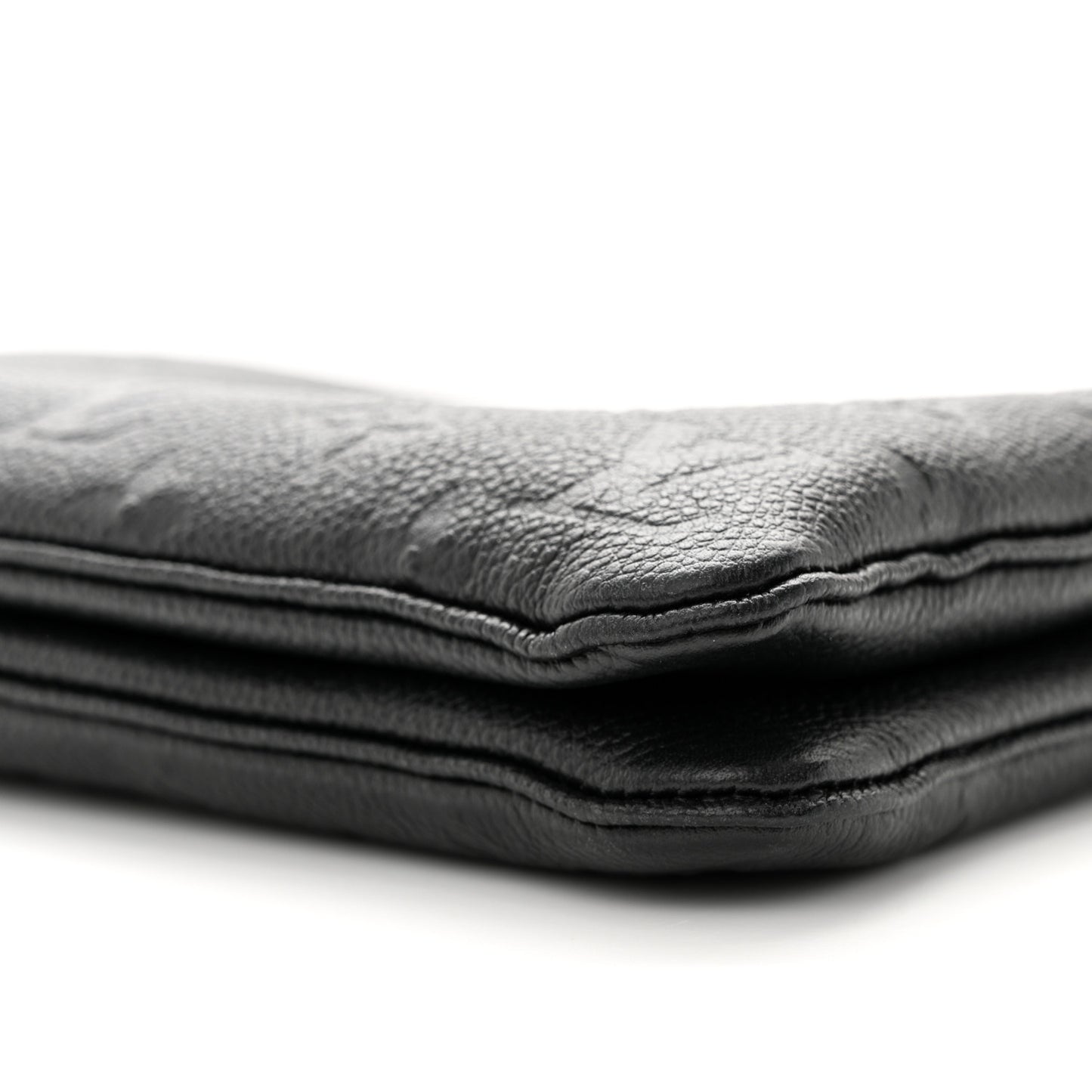 Empreinte Double Zip Pochette Black