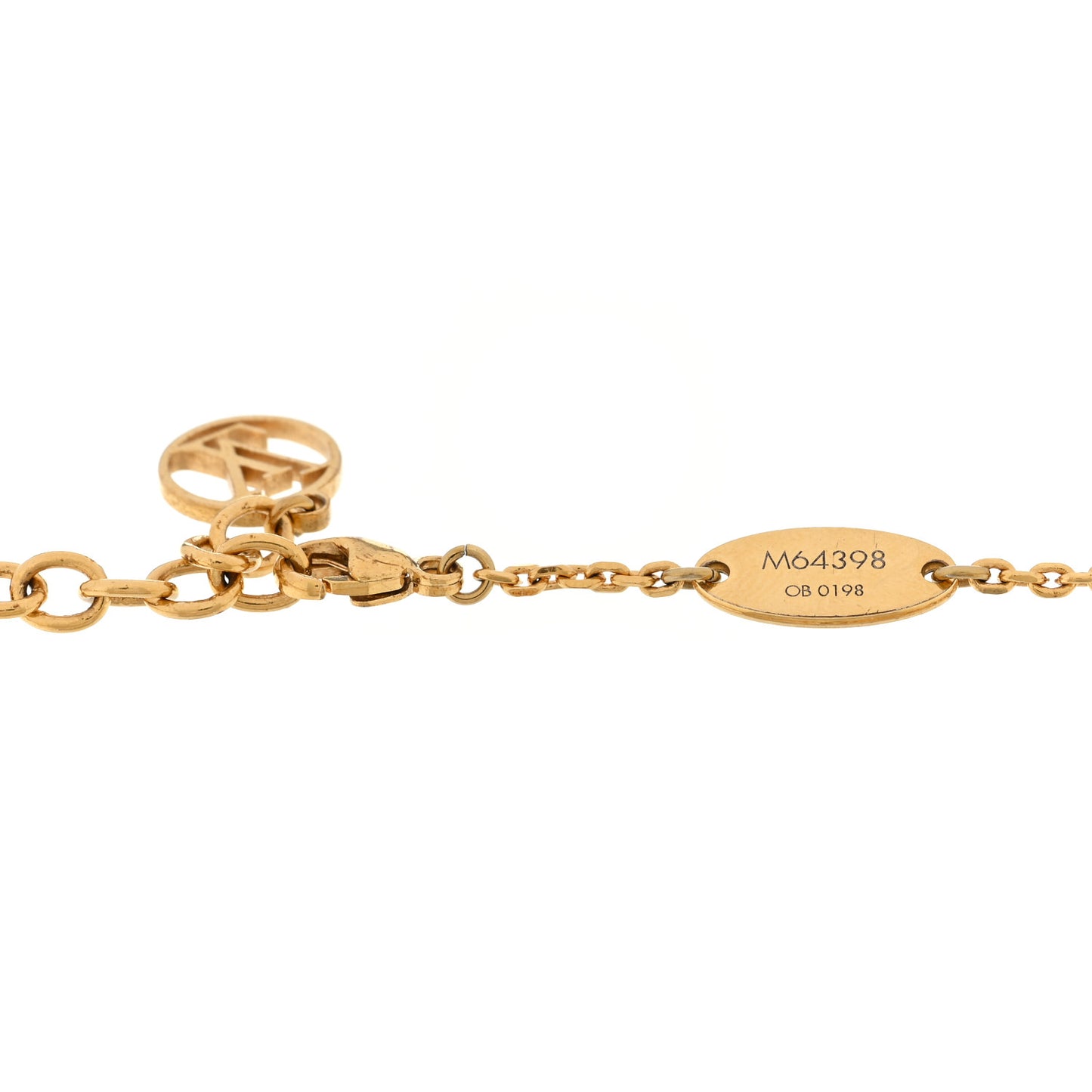 Crystal Pearl Angel Love Bracelet Gold