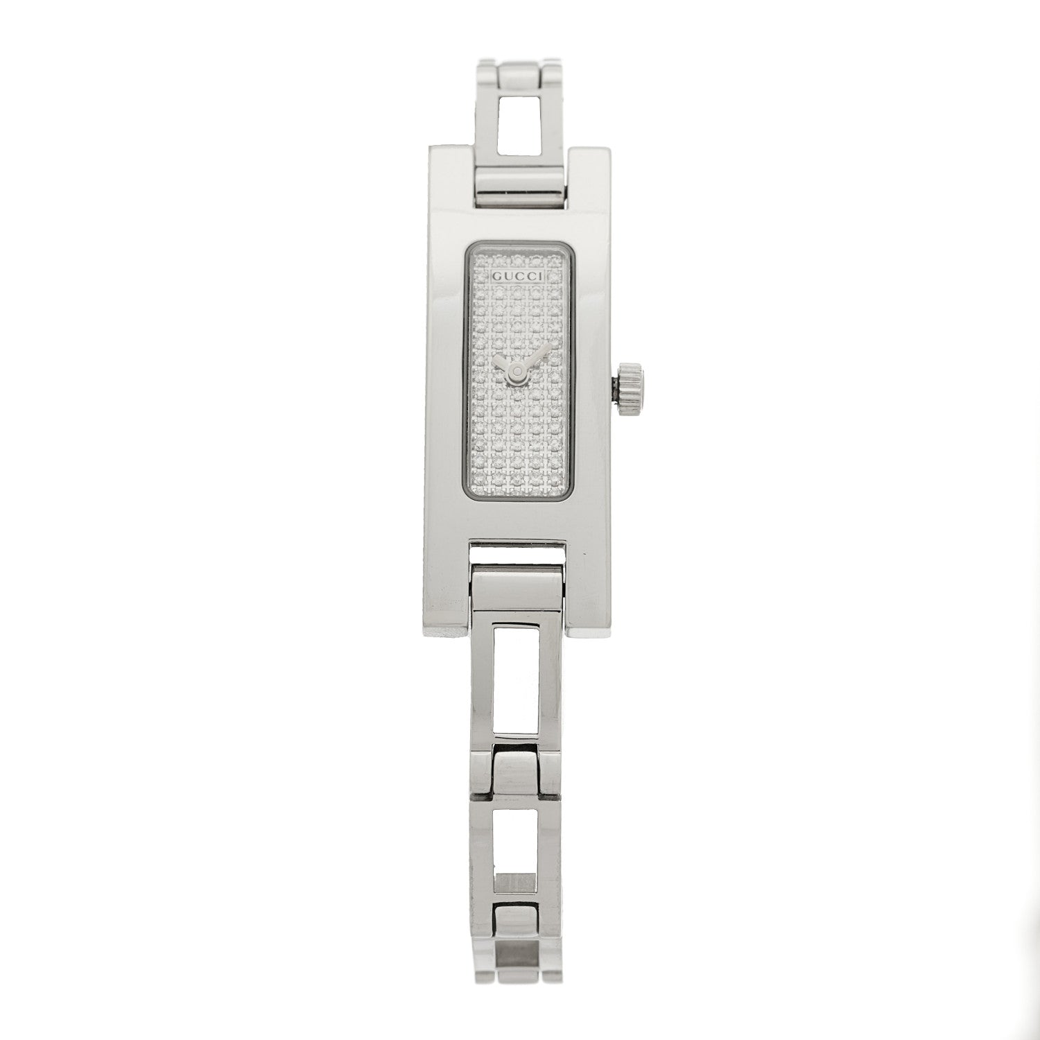 Gucci Stainless Steel Diamond 12mm 3900L Quartz Watch 1792388