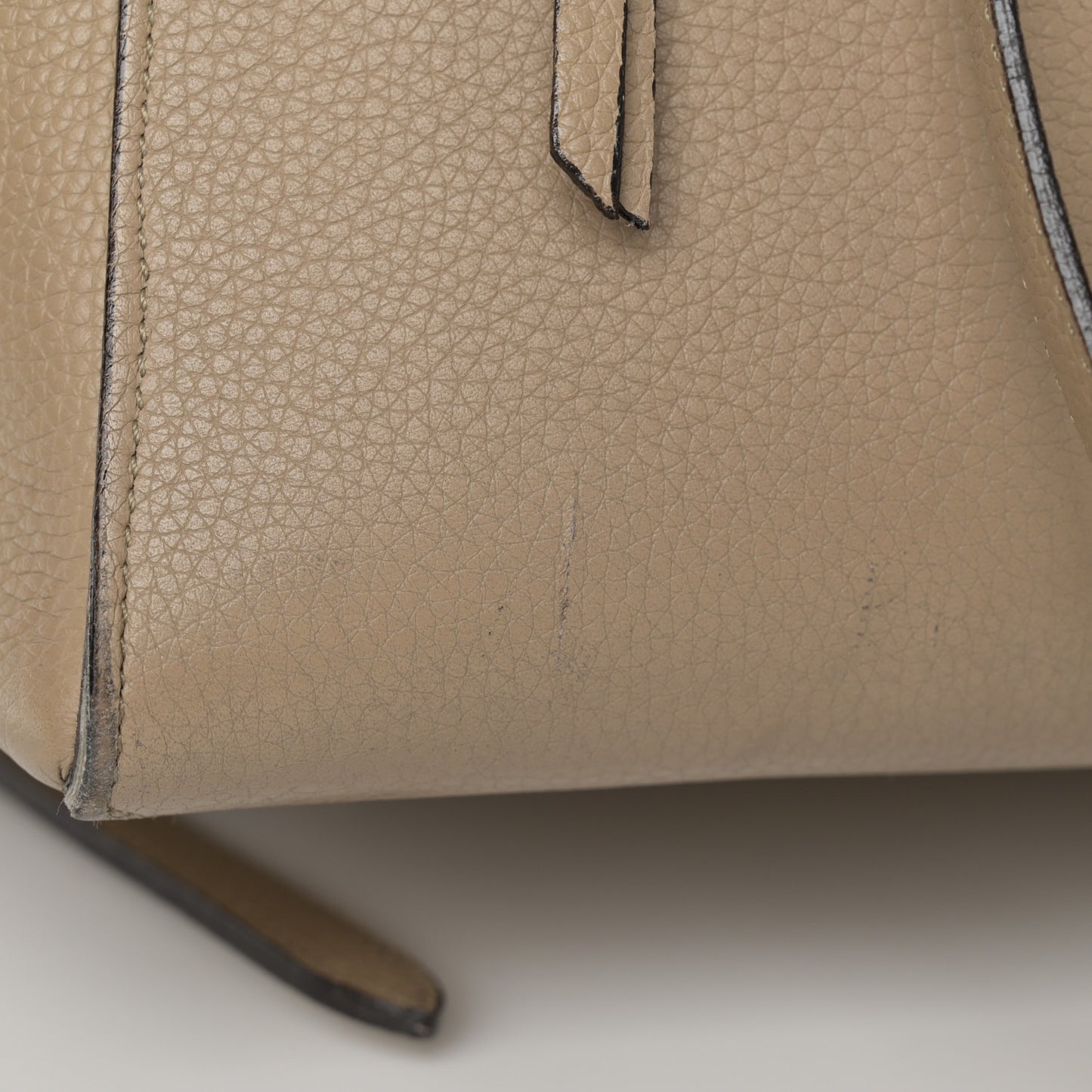 Baby Grained Calfskin Mini Belt Bag Dune