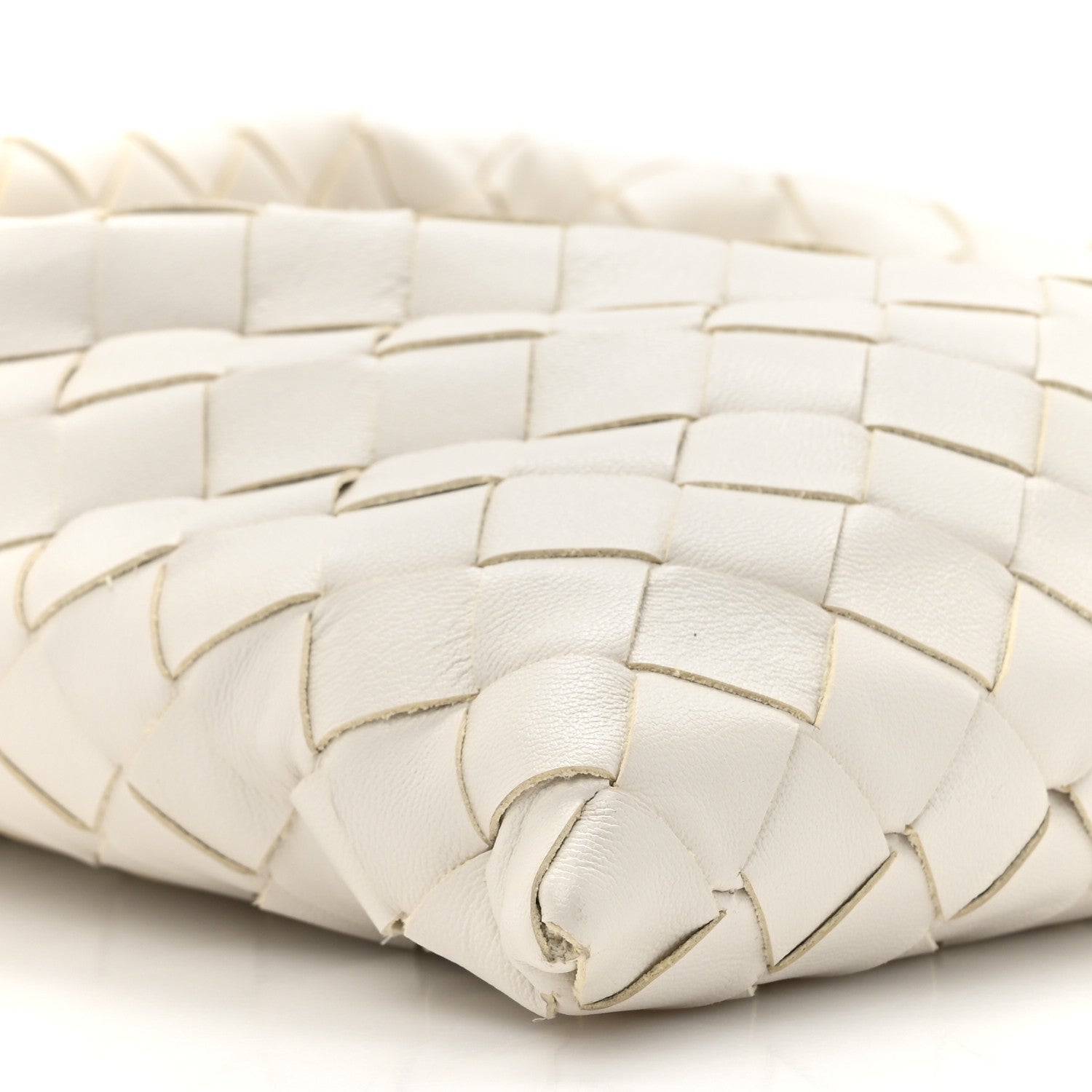 Bottega Veneta Calfskin Intrecciato Mini Hop White 10 of 10