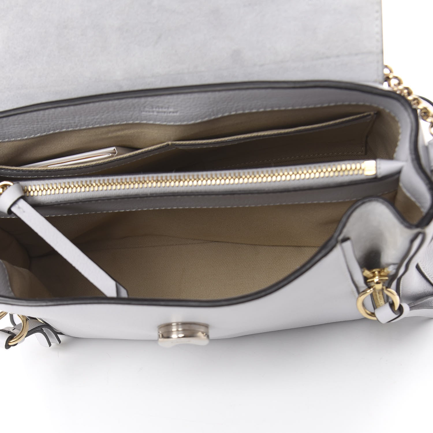 Chloe Calfskin Small Faye Day Shoulder Bag Light Cloud 6 of 10