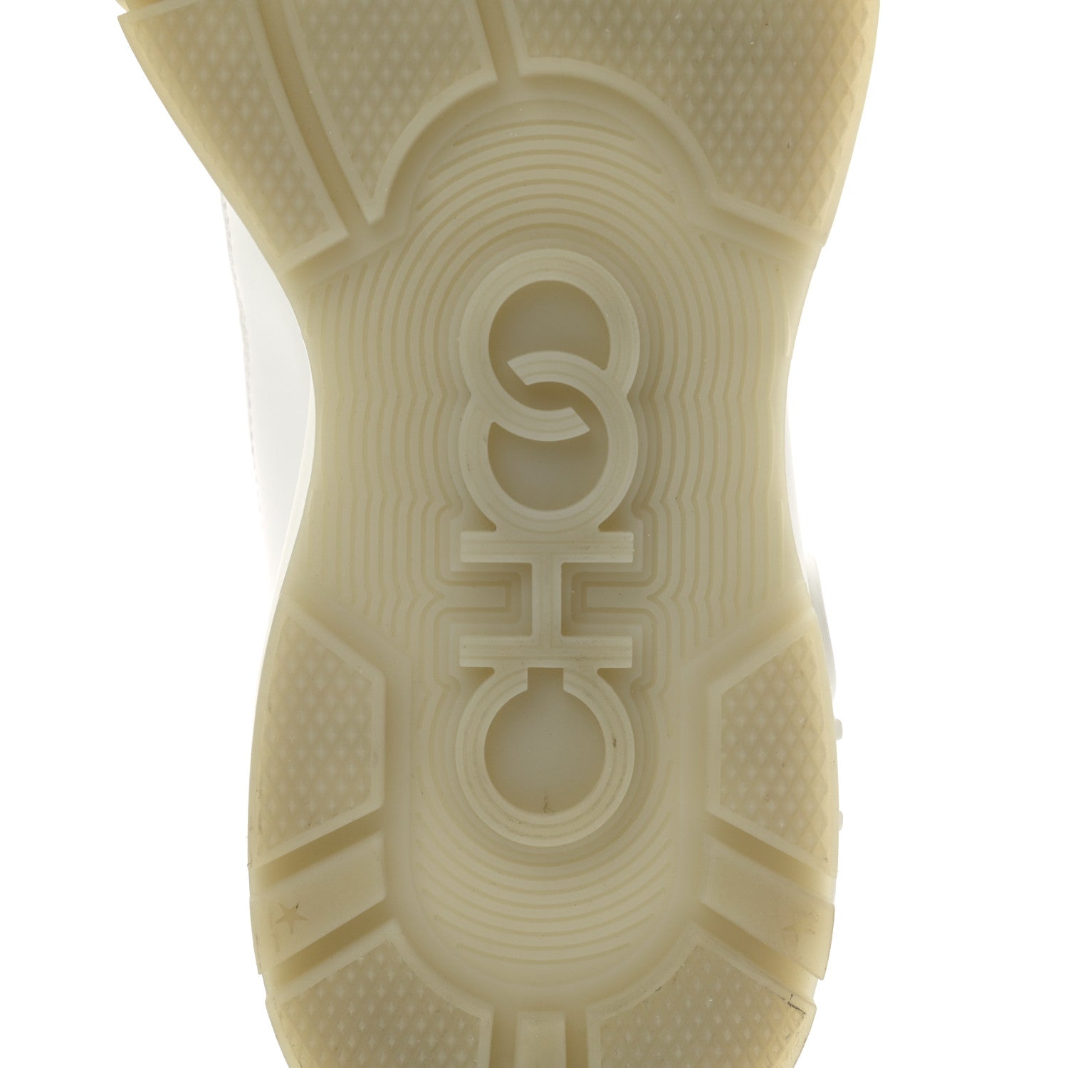 Jimmy Choo Calfskin Mesh Inca Platform Hiking Boots 43 White 7 of 10