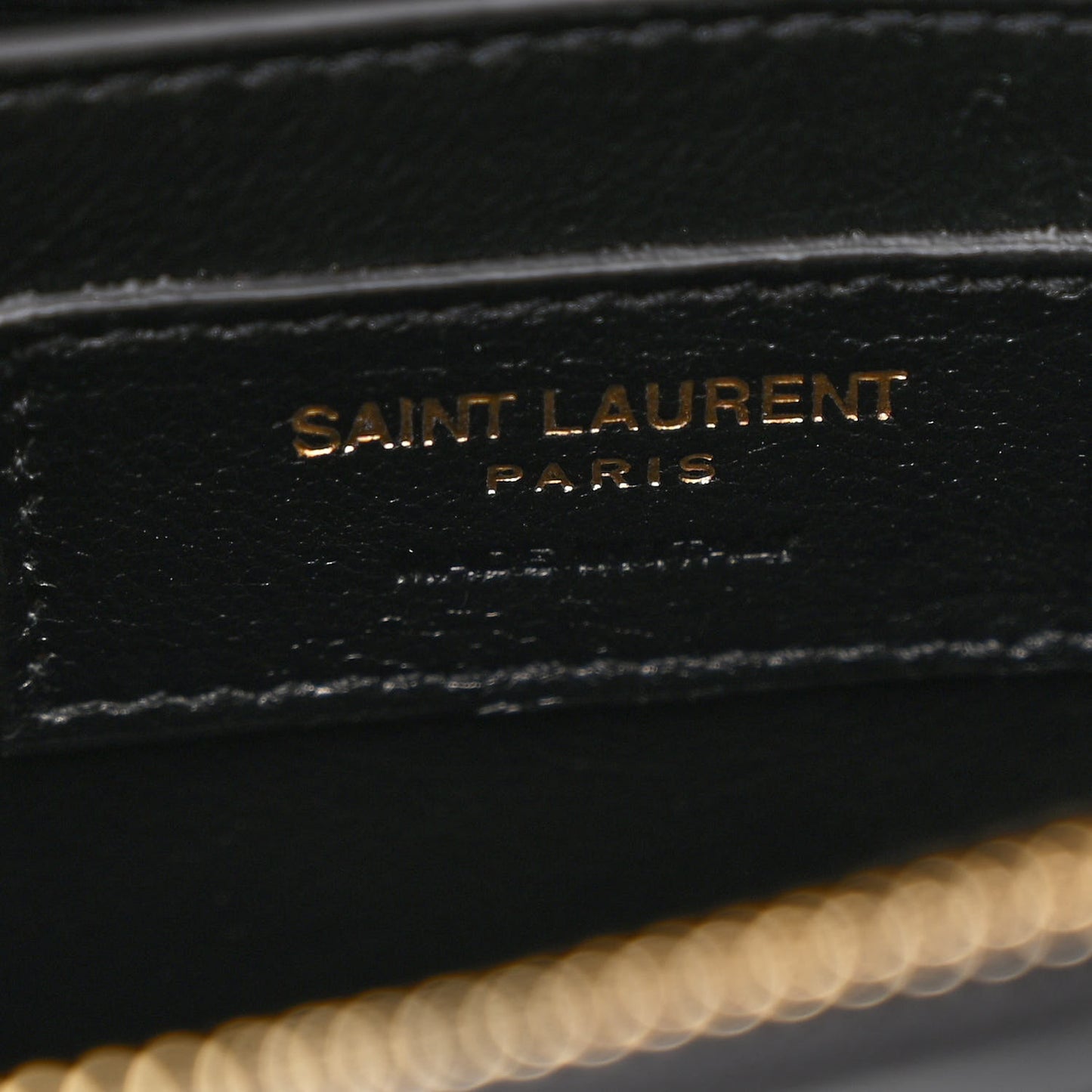 Calfskin Y Quilted Monogram Small Loulou Chain Satchel Black