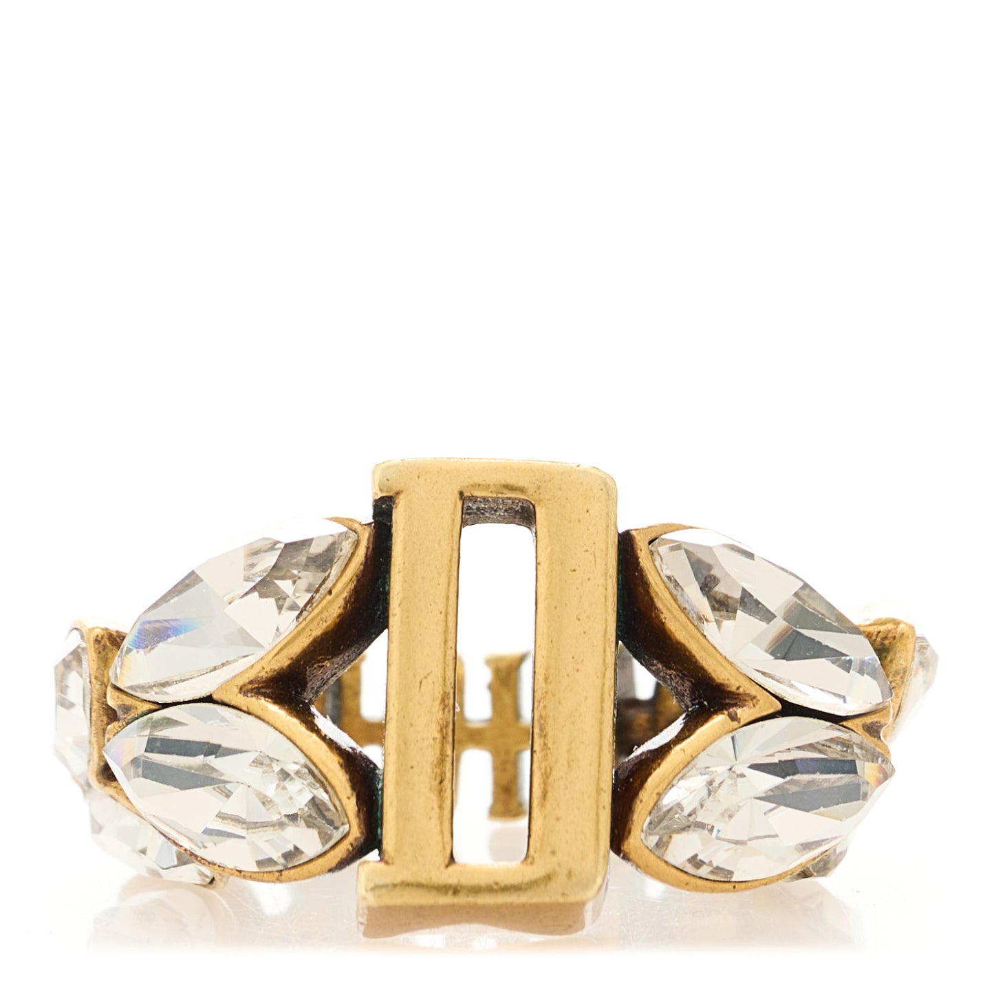 Metal Crystal D DIO(R)EVOLUTION Ring M Aged Gold