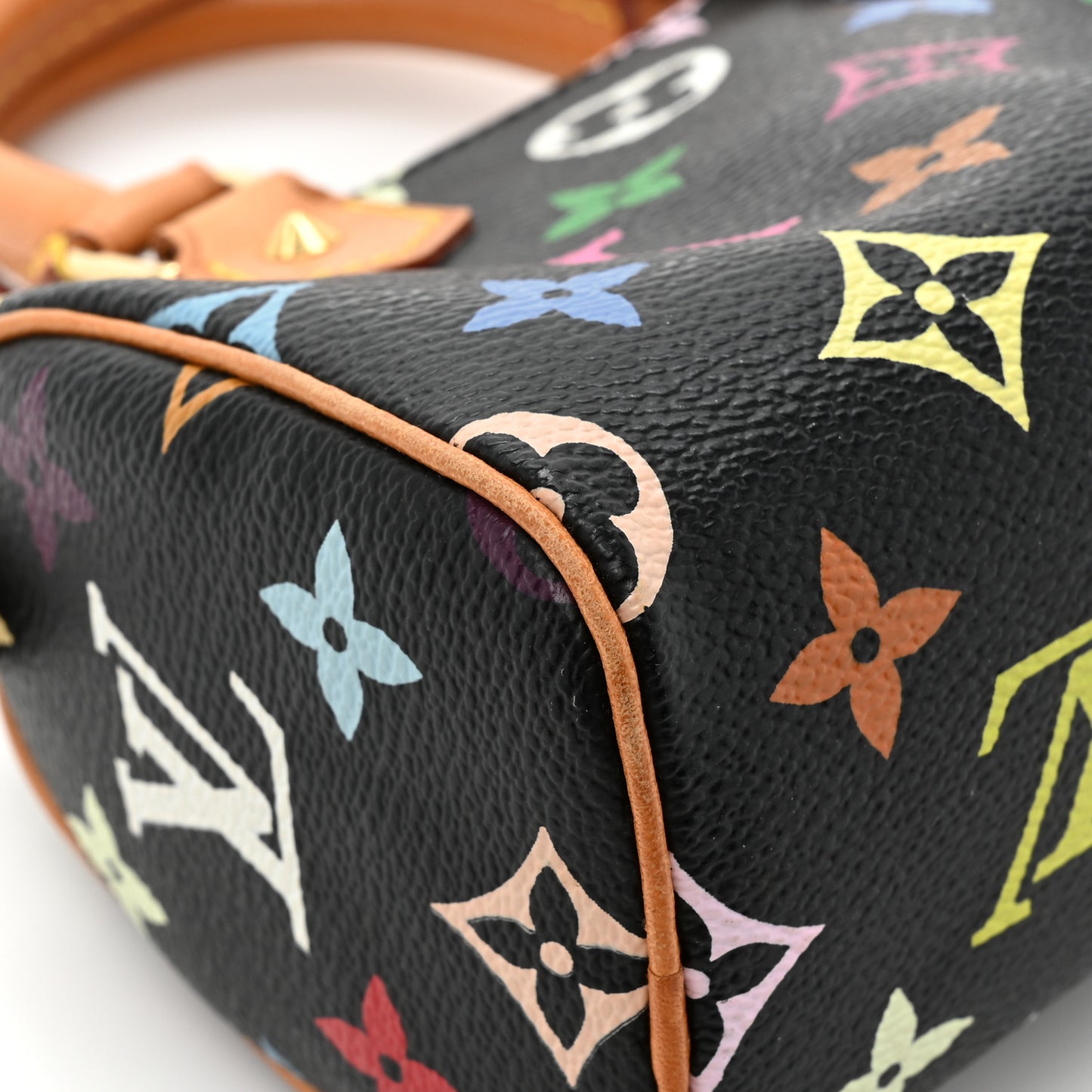 Monogram Multicolor Mini Sac HL Speedy Black