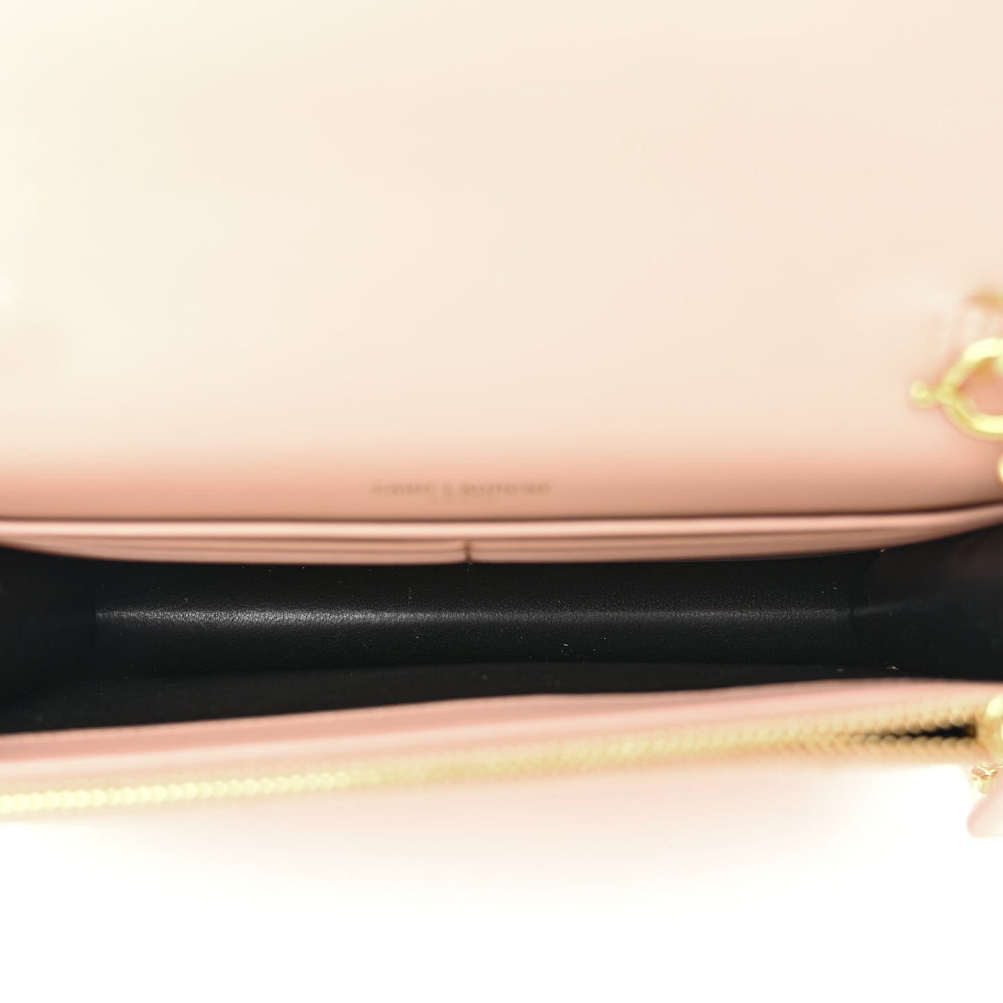 Grain De Poudre Classic Monogram Kate Tassel Chain Wallet Pale Blush