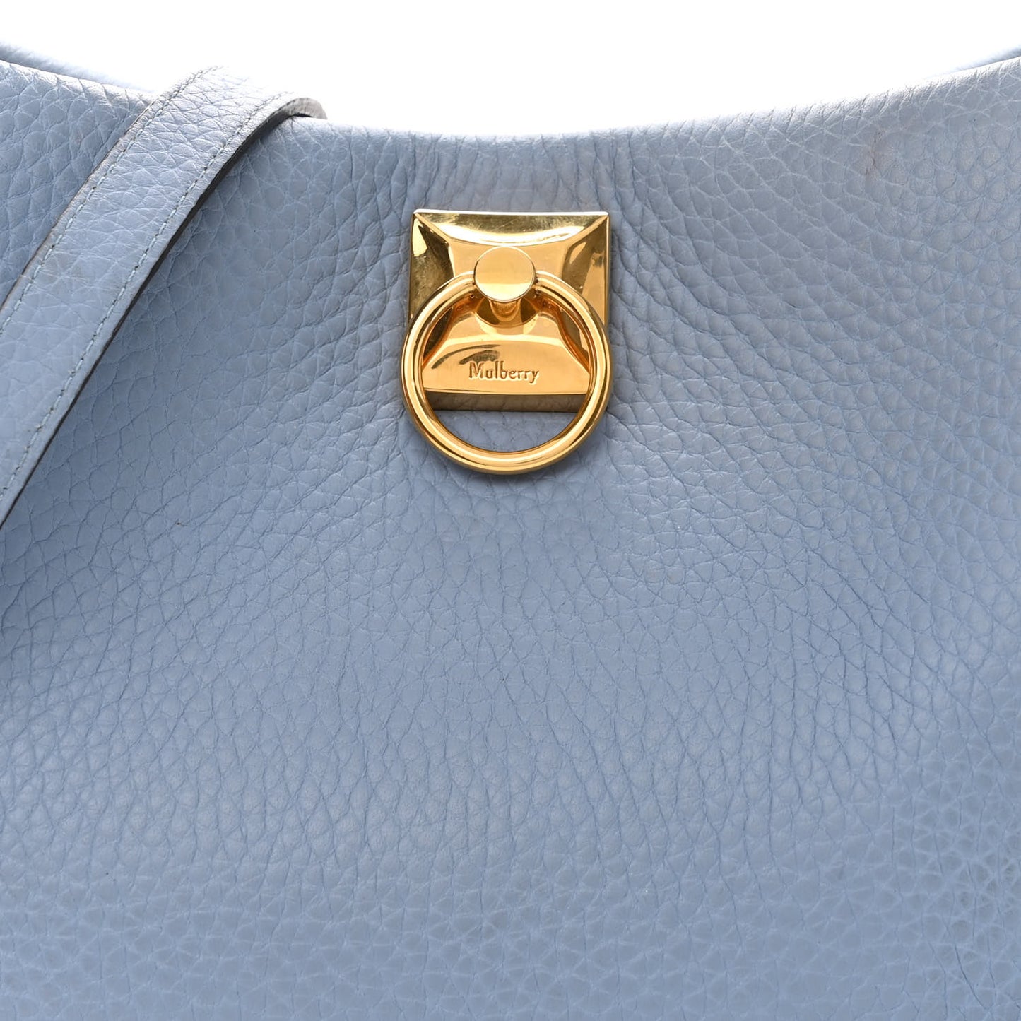 Heavy Grain Small Iris Tote Blue