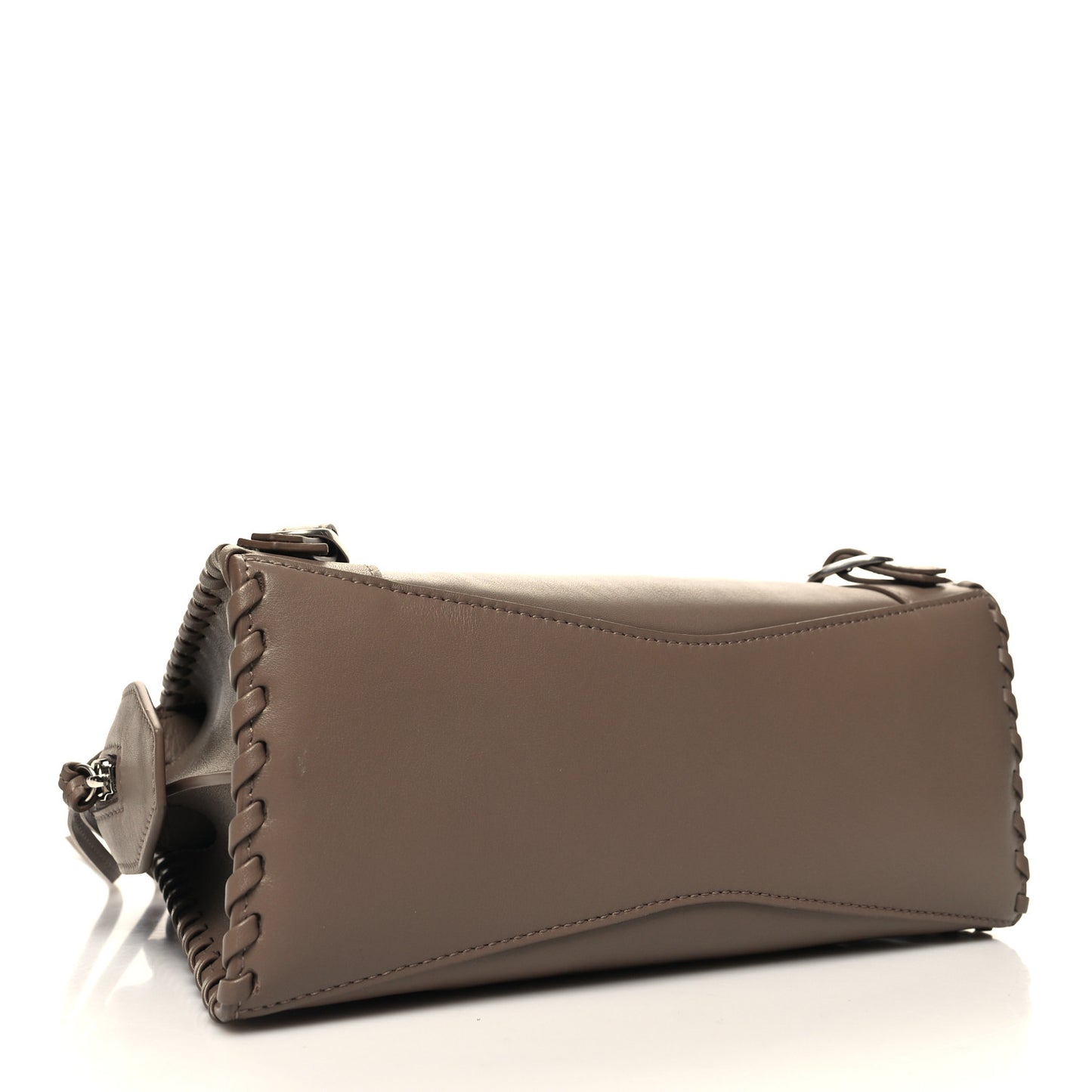 Smooth Calfskin Silver Hardware XS Neo Classic City Dark Mink Grey