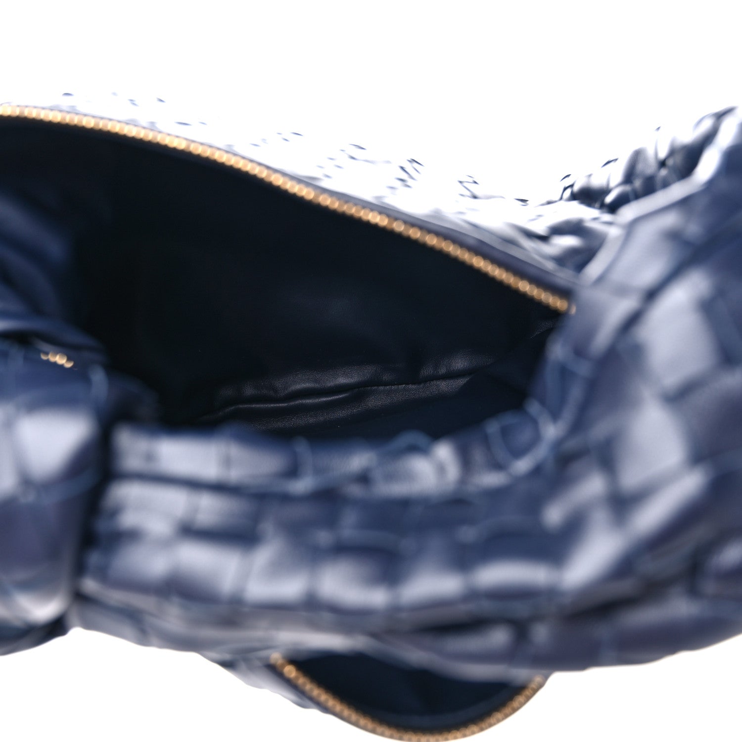 Bottega Veneta Nappa Intrecciato Teen Jodie Navy 5 of 8