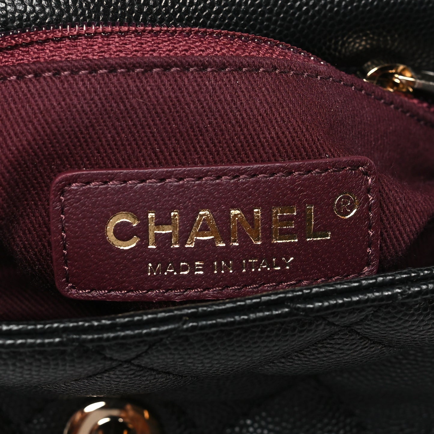 Caviar Quilted Extra Mini Coco Handle Flap Black