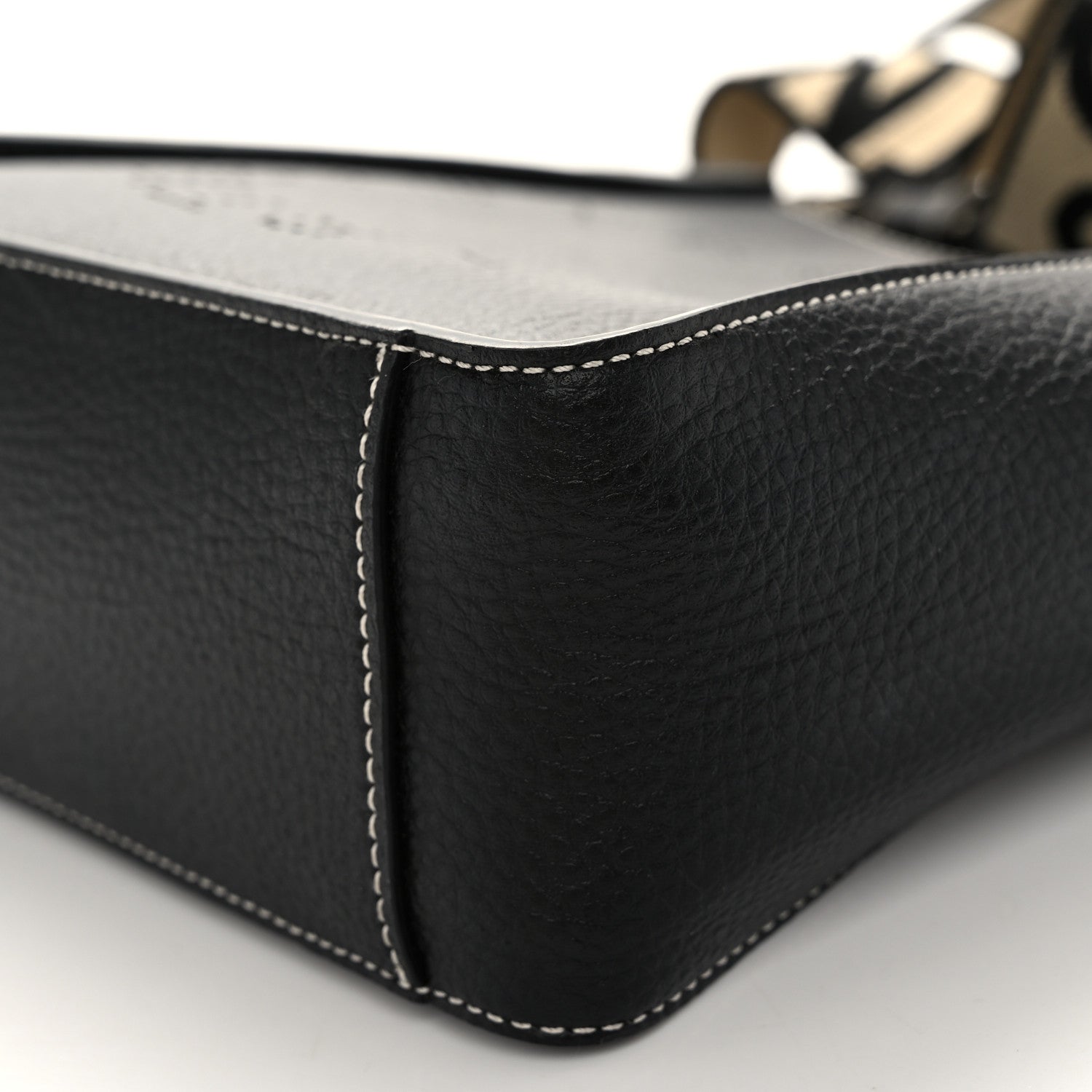 Stella McCartney Grainy Alter Mat Perforated Logo Mini Crossbody Black 9 of 9